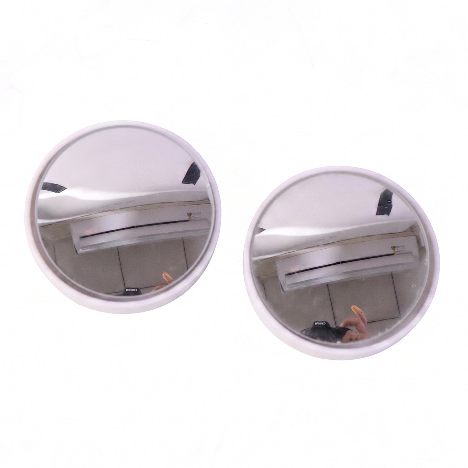Wide Angle Blind Spot Mirror Round Convex HD Stick On Car Side Mirror (2 Pc Set) - Image 4