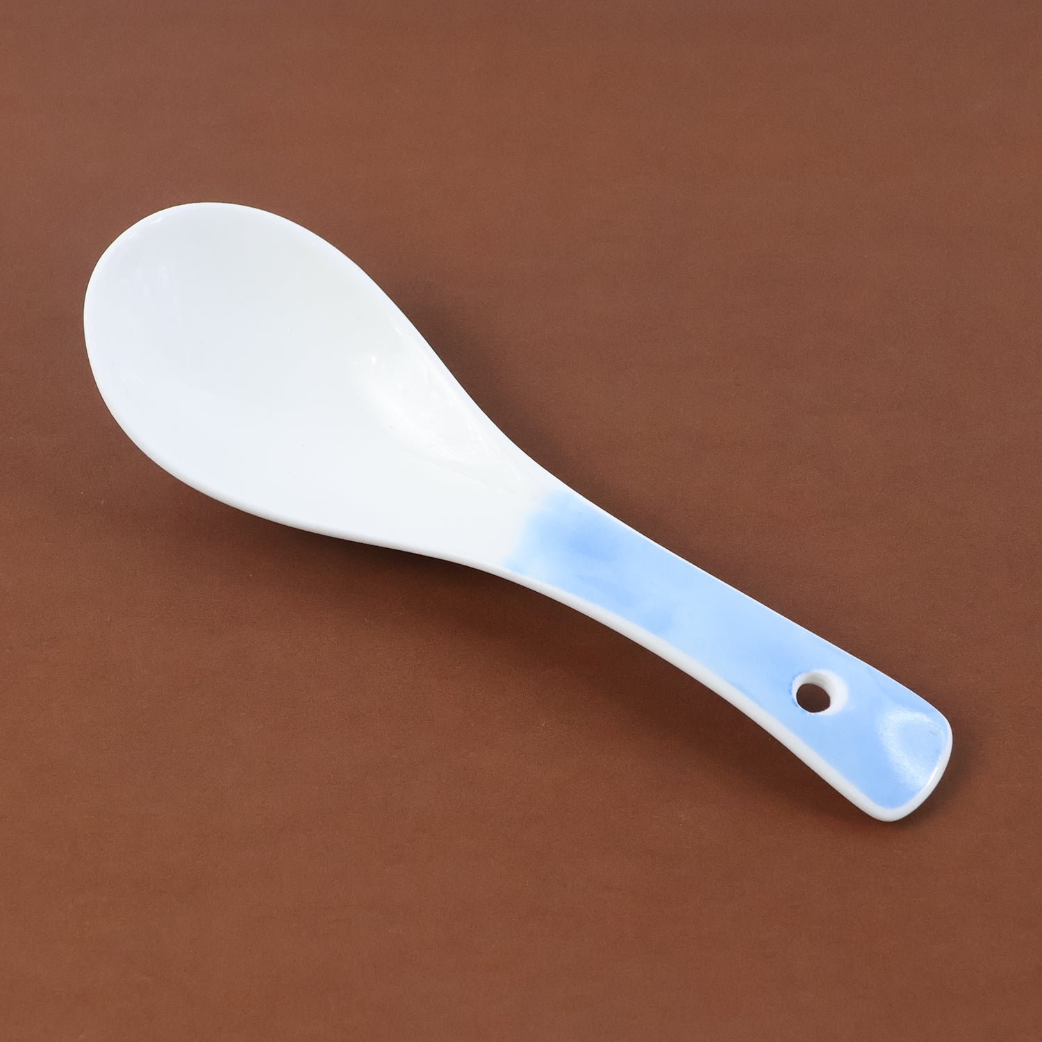 Ceramic Serving Spoon – Heat-Resistant 14 cm Ladle for Soups & Curries - Image 3