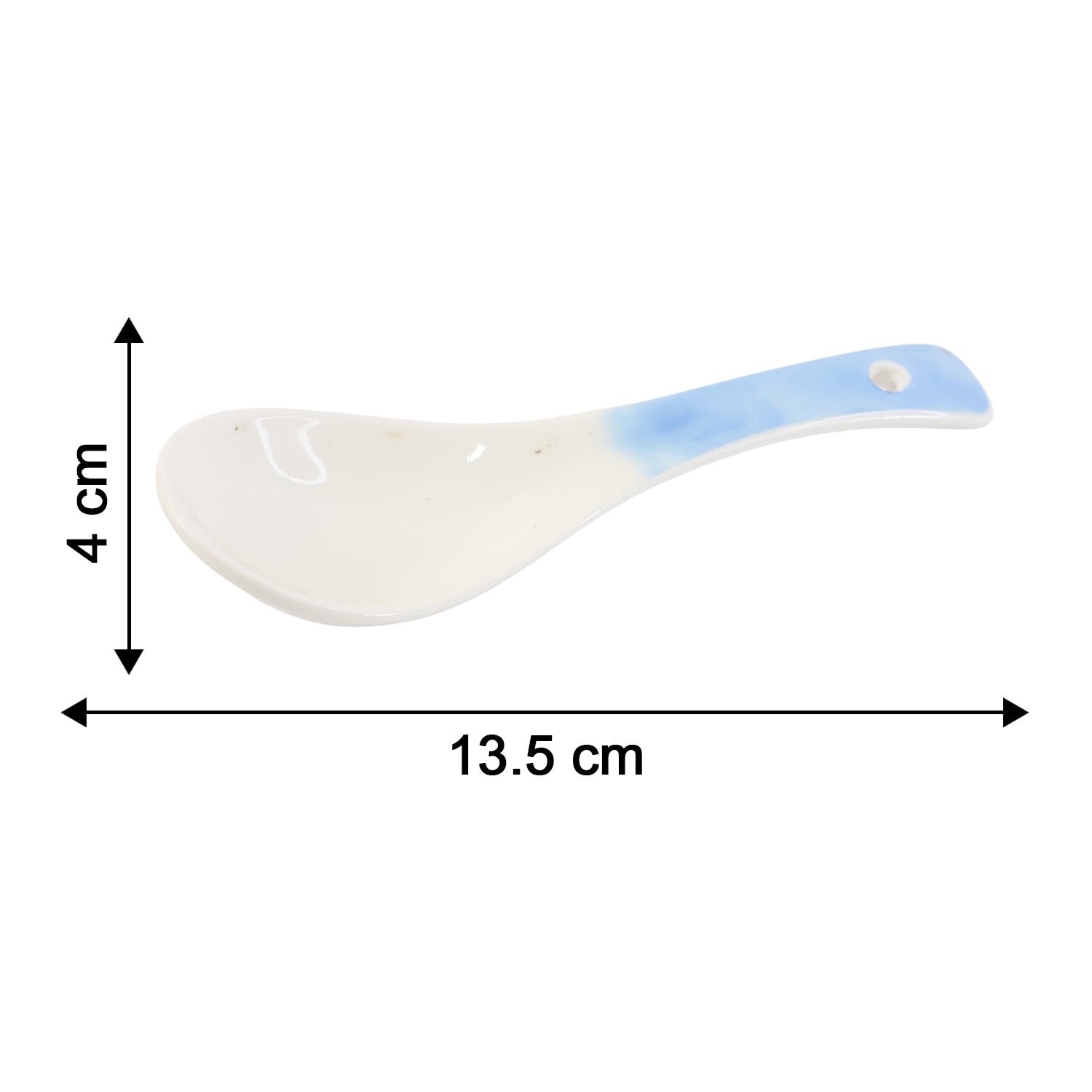 Ceramic Serving Spoon – Heat-Resistant 14 cm Ladle for Soups & Curries - Image 4