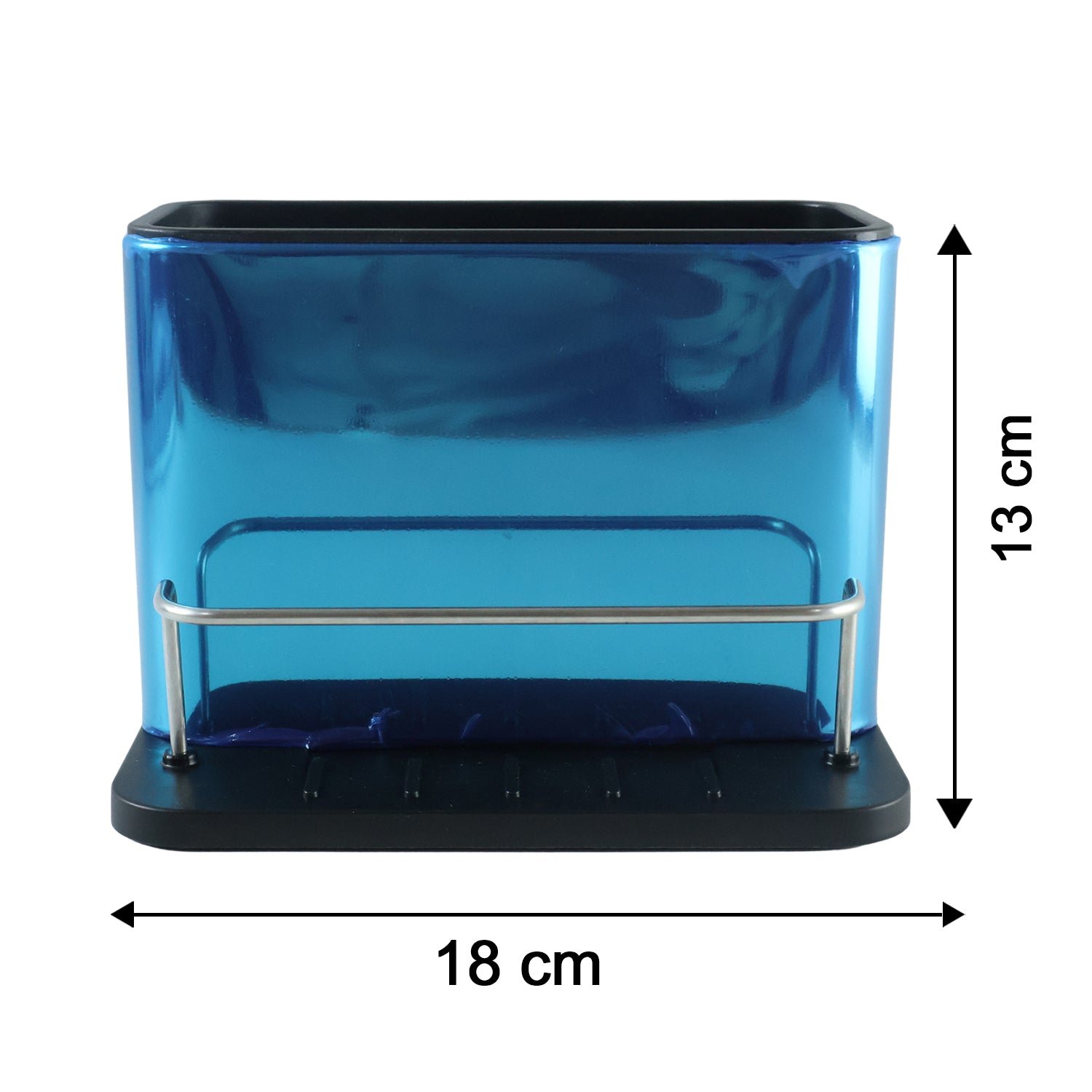 Stainless Steel Sink Caddy Organizer Rack Holder Kitchen Sponge Stand (1 Pc) - Image 6