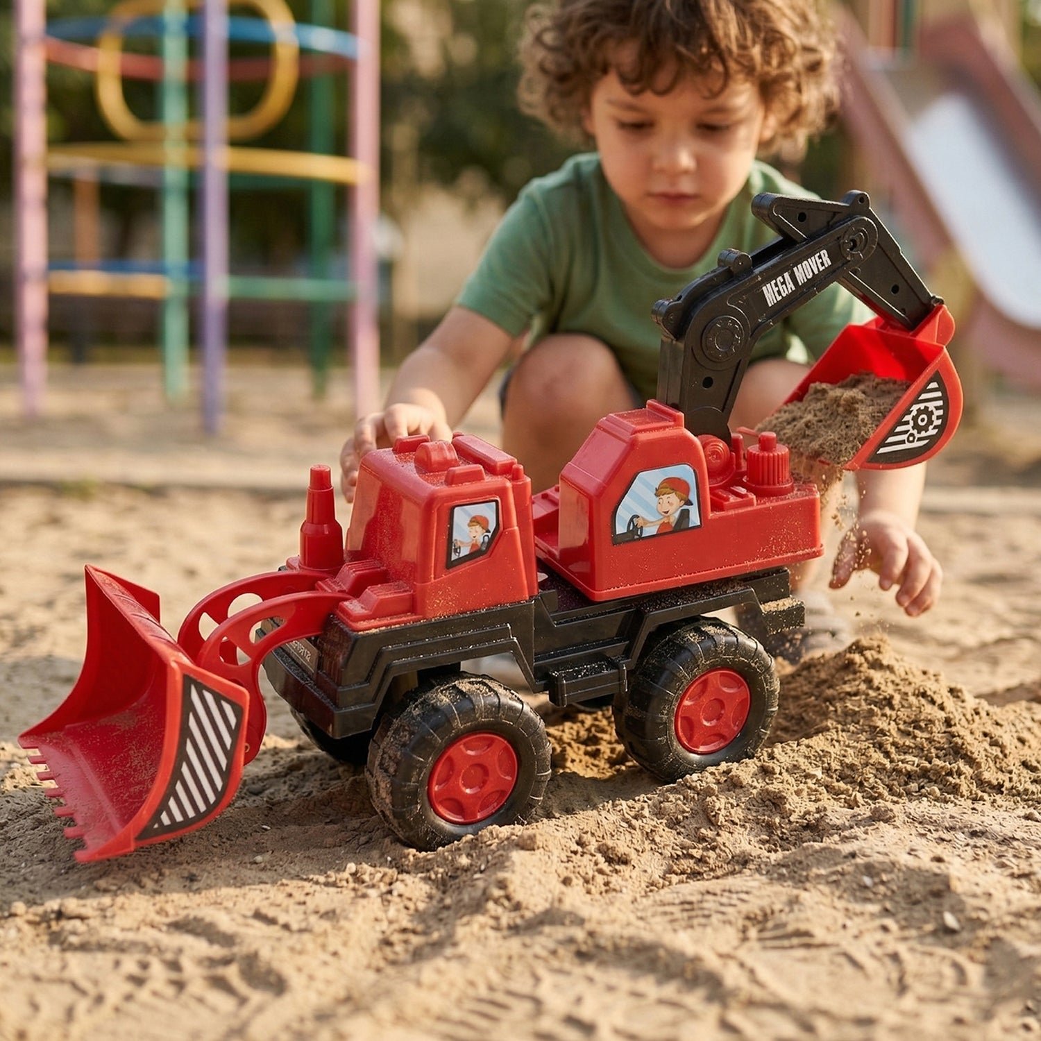 Construction Excavator Toy Truck – Realistic Design & Heavy-Duty Build - Image 3