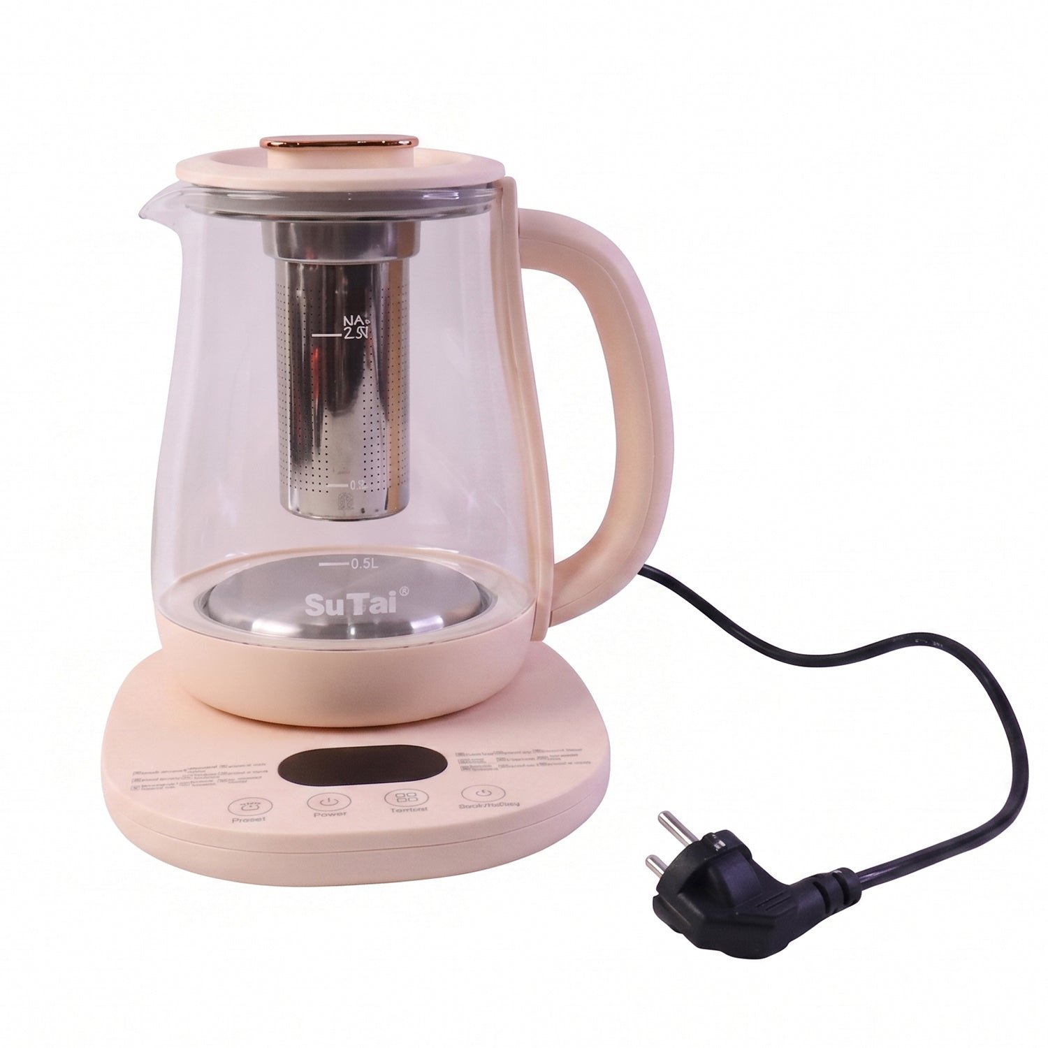 Suta Electric Glass Kettle 2.3L Tea Maker with Infuser and Temperature Control (1 Pc) - Image 5