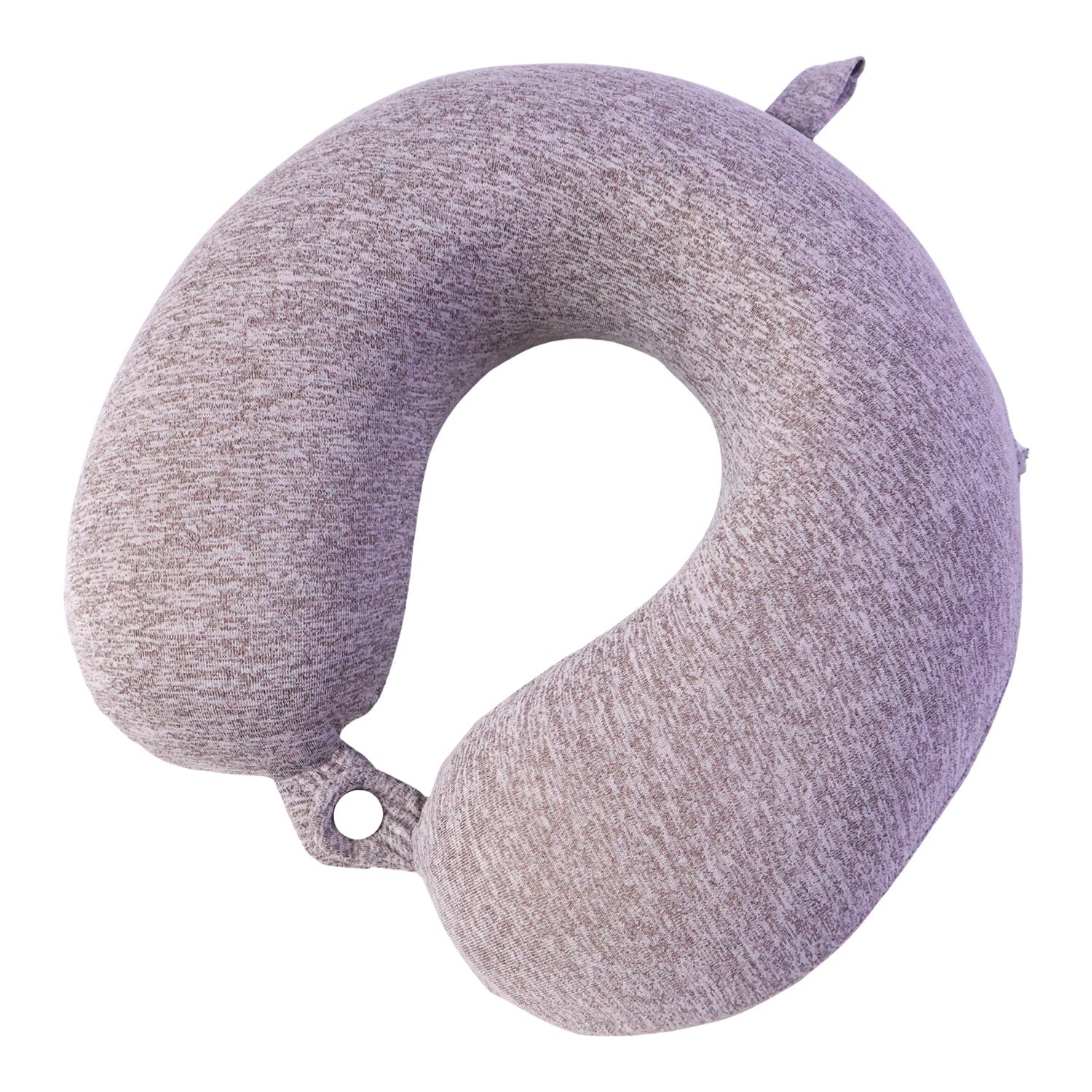 U Shaped Soft Travel Neck Pillow Grey Melange Head Neck Support (1 Pc) - Image 5