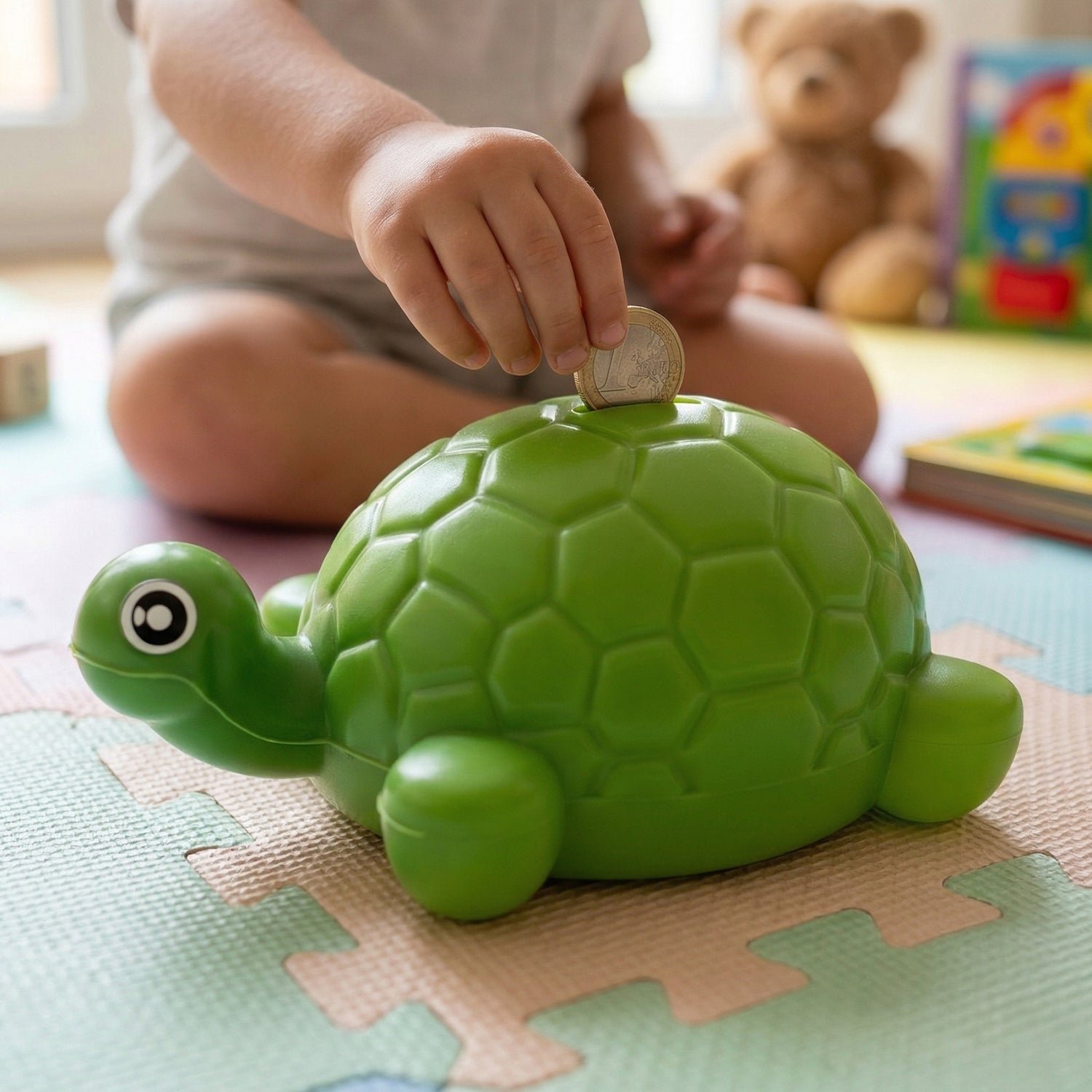 Kids Tortoise Money Bank – Fun Coin Saving for Children - Image 5