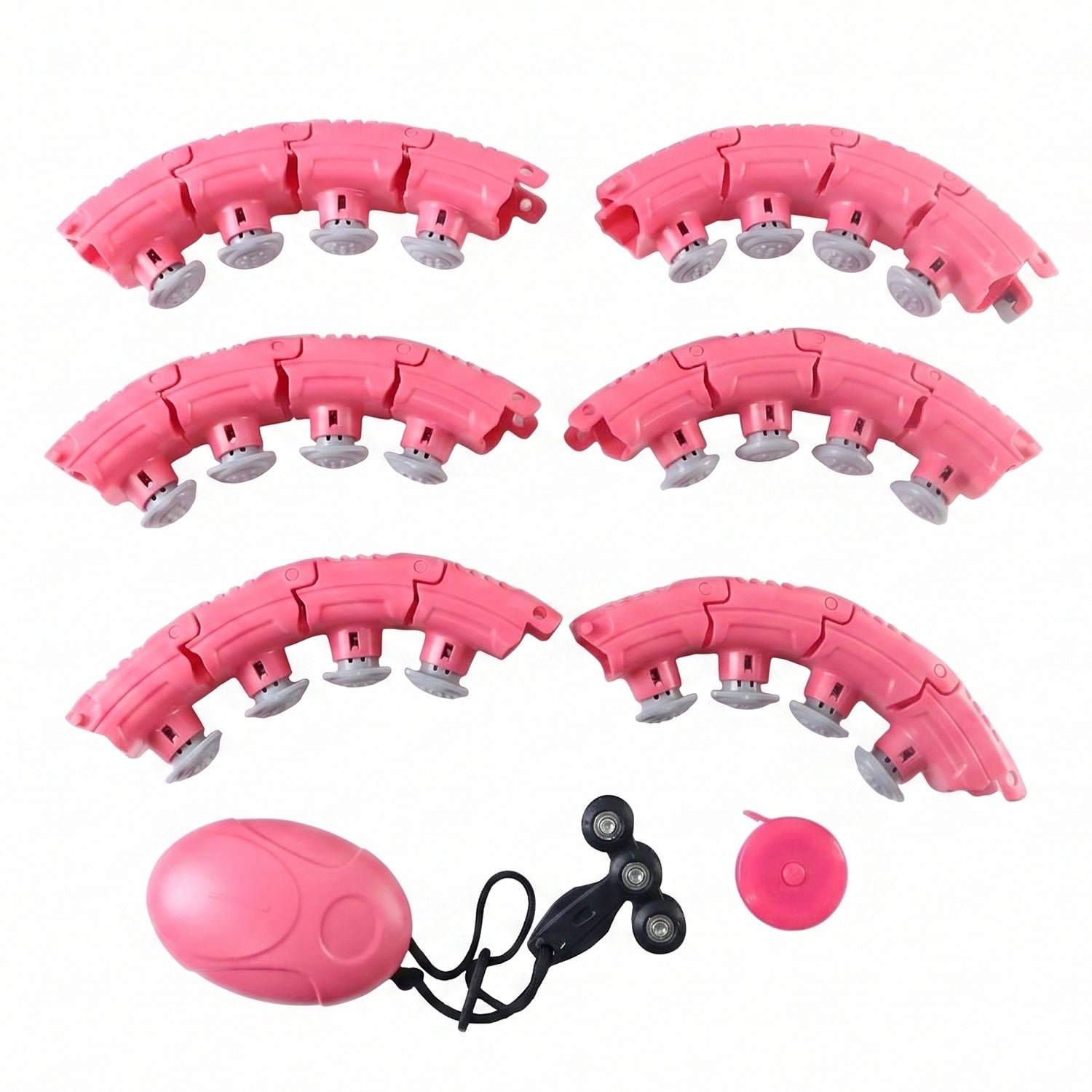 Adjustable Smart Weighted Hula Hoop with Massage Ball for Waist Slimming (1 Pc) - Image 5