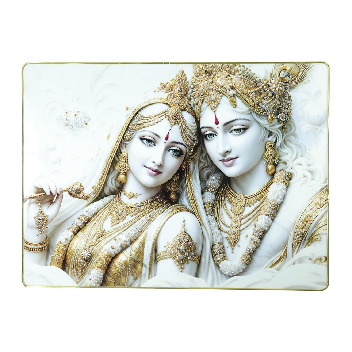 Premium Radha Krishna Wall Art – Elegant Spiritual Home Decor - Image 4