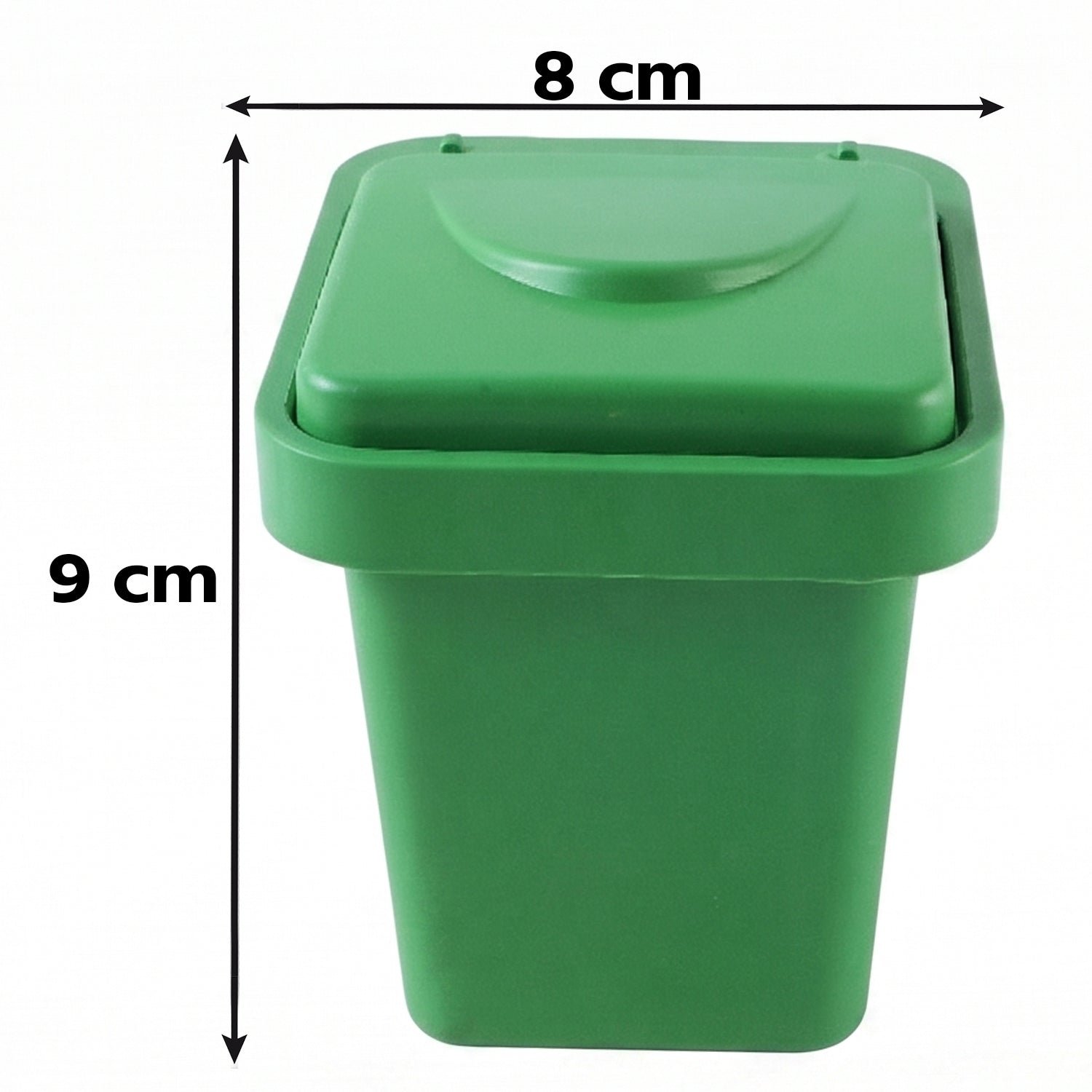Mini Dustbin Shape Ashtray, Wall-Mounted and Tabletop Ashtray with Flip Lid (1 Pc) - Image 6