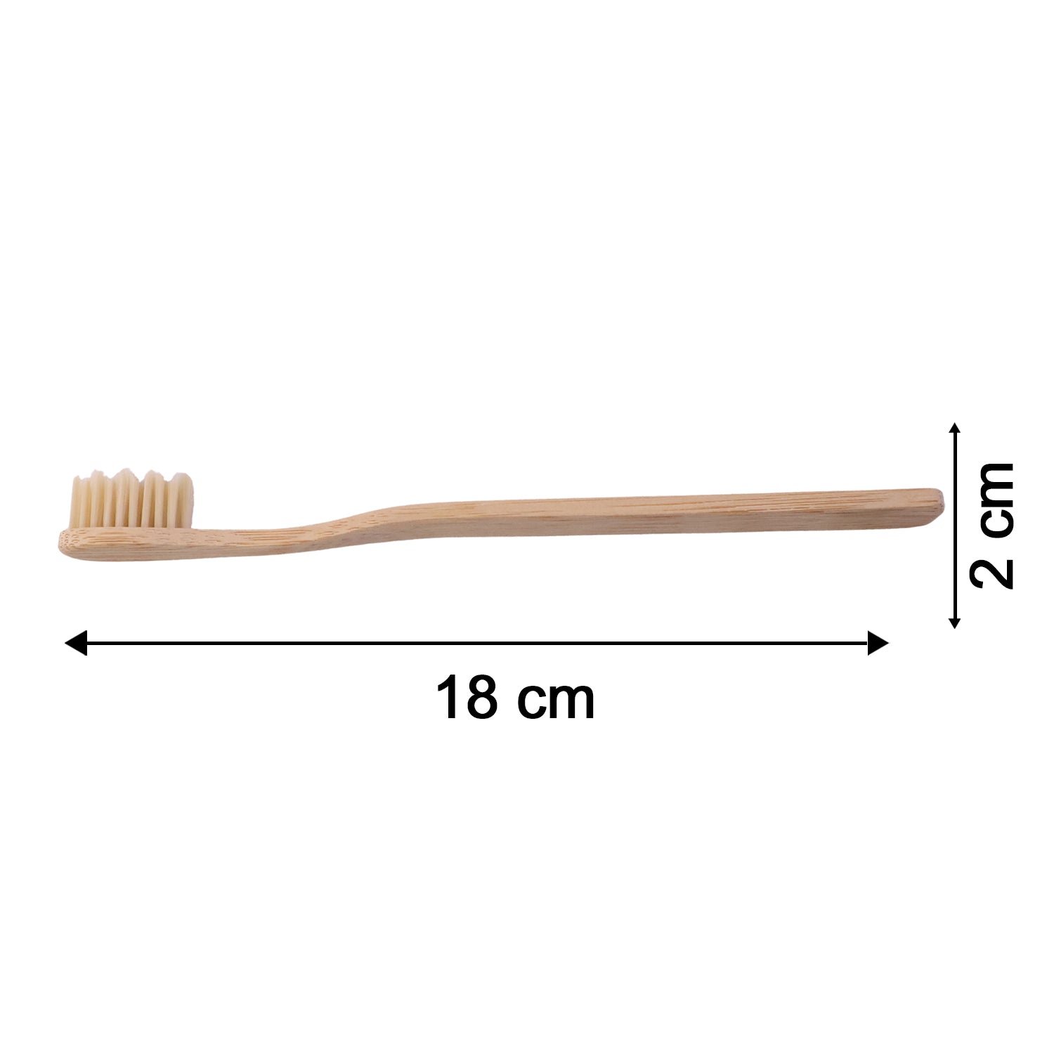 Soft Bamboo Toothbrush, Biodegradable Wooden Toothbrush with Natural Bristles (1 Pc) - Image 6