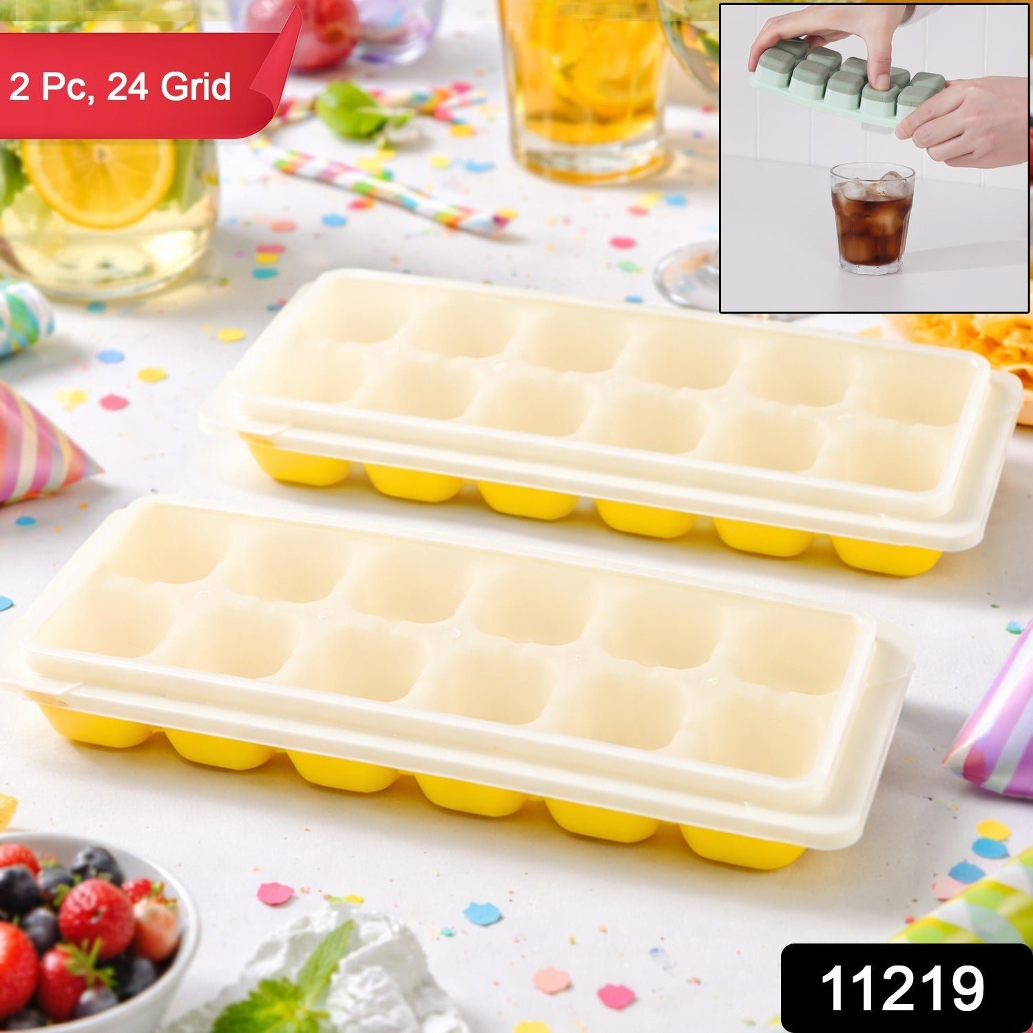 Pop Up Ice Cube Tray – Effortless Release & Multipurpose Use - Image 2