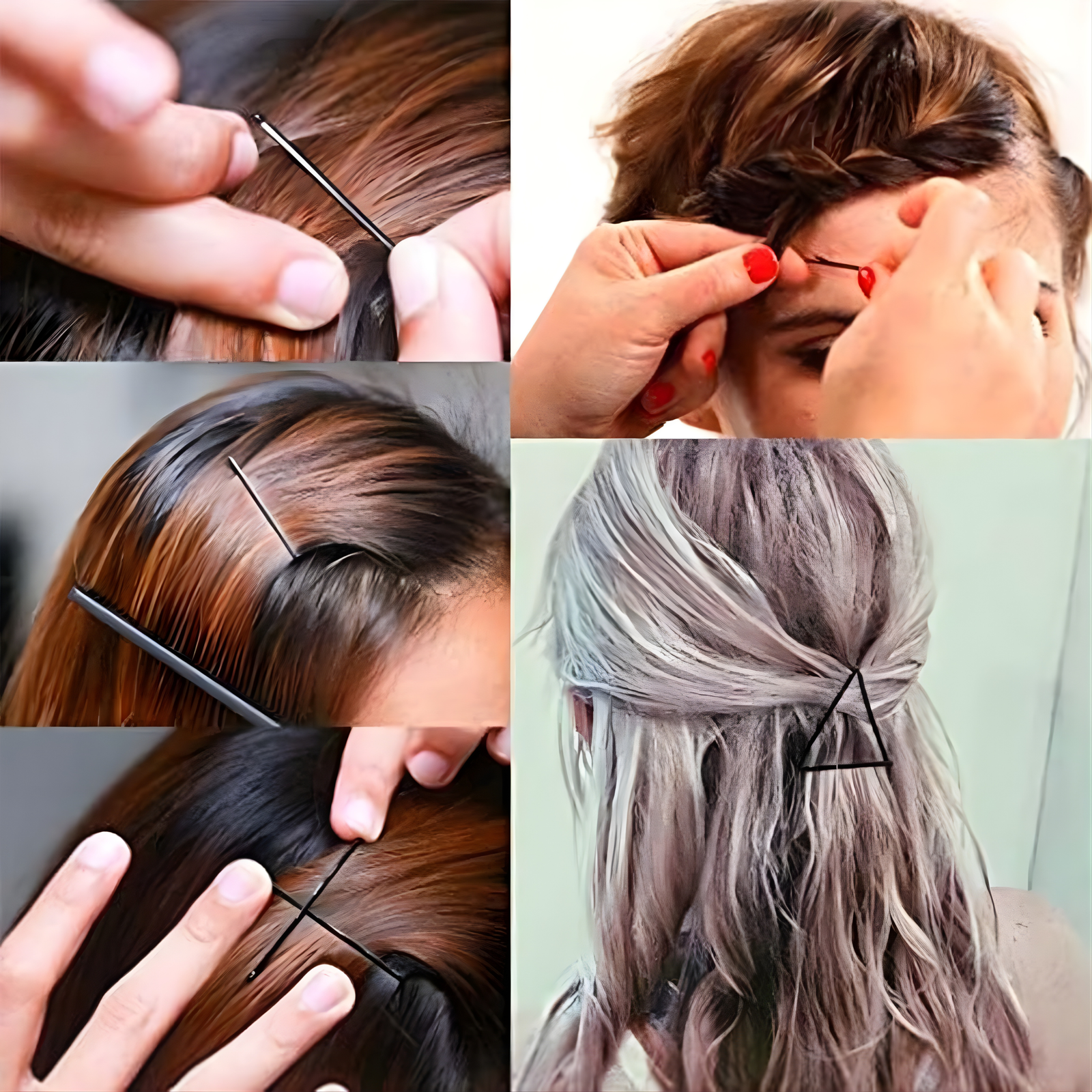 Medium Black Hair Bobby Pins – Strong Non-Slip Grip Set - Image 3