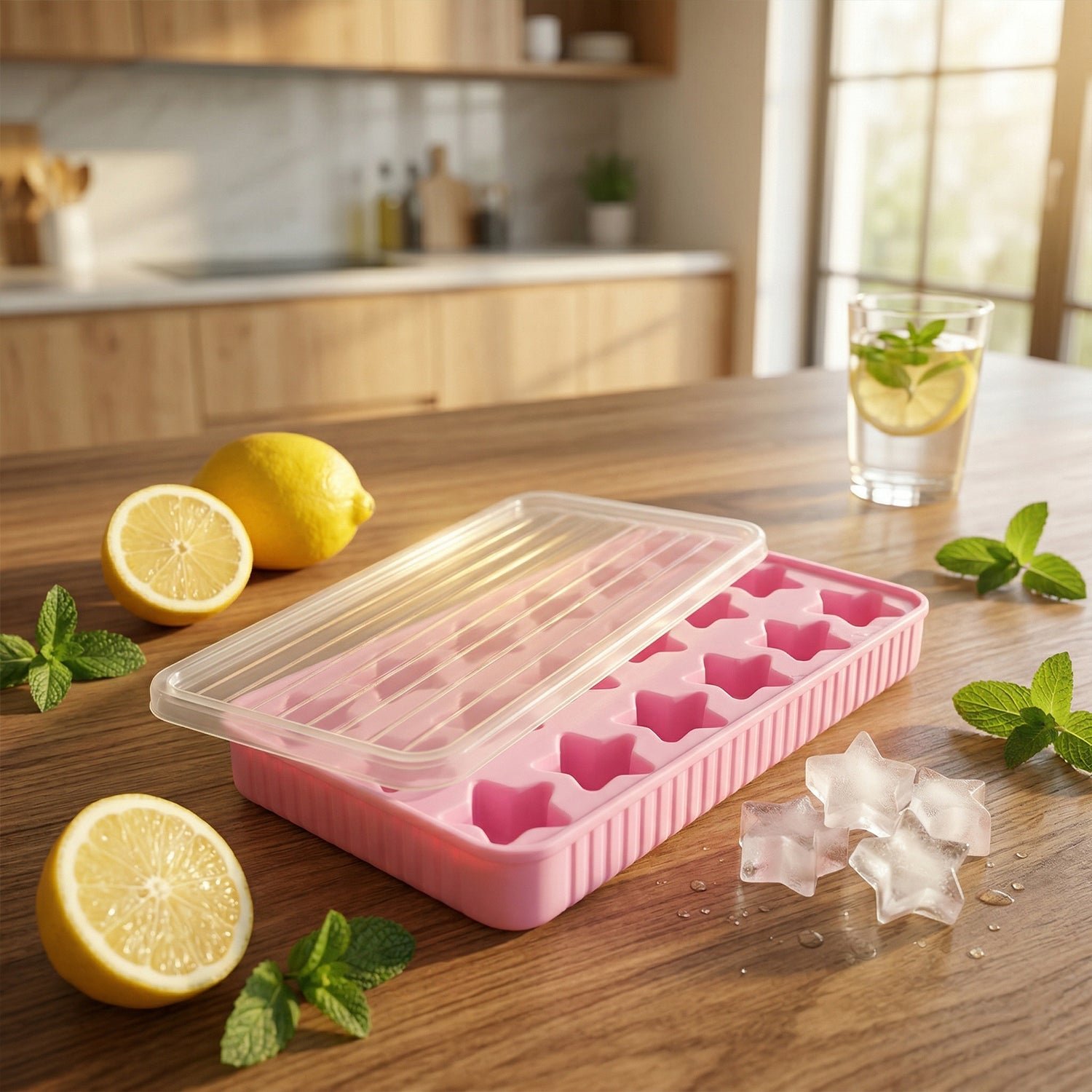 Star Shape Ice Cube Tray with Lid – Creative & Multipurpose - Image 3
