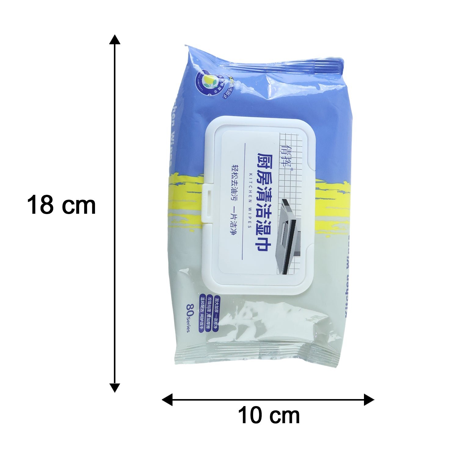 Kitchen Cleaning Wet Wipes for Oil and Grease Removal 80 Sheets Pack (1 Pc) - Image 6