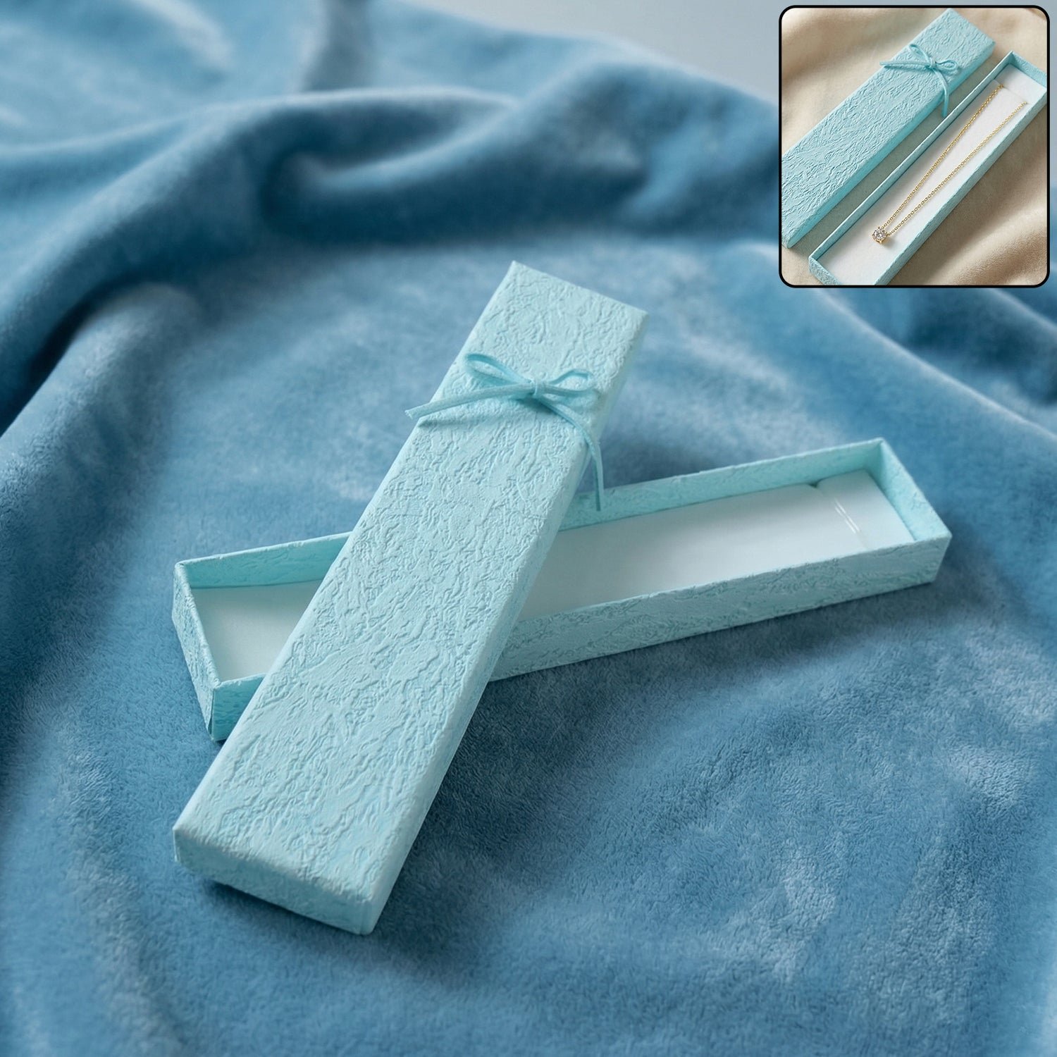 Jewelry Gift Box – Elegant Ribbon Closure & Soft Lining - Image 2