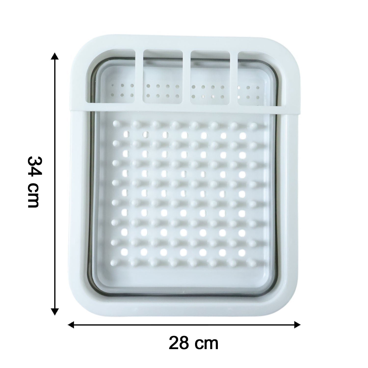 Foldable Plastic Dish Drying Rack – Space-saving & Portable Organizer - Image 6