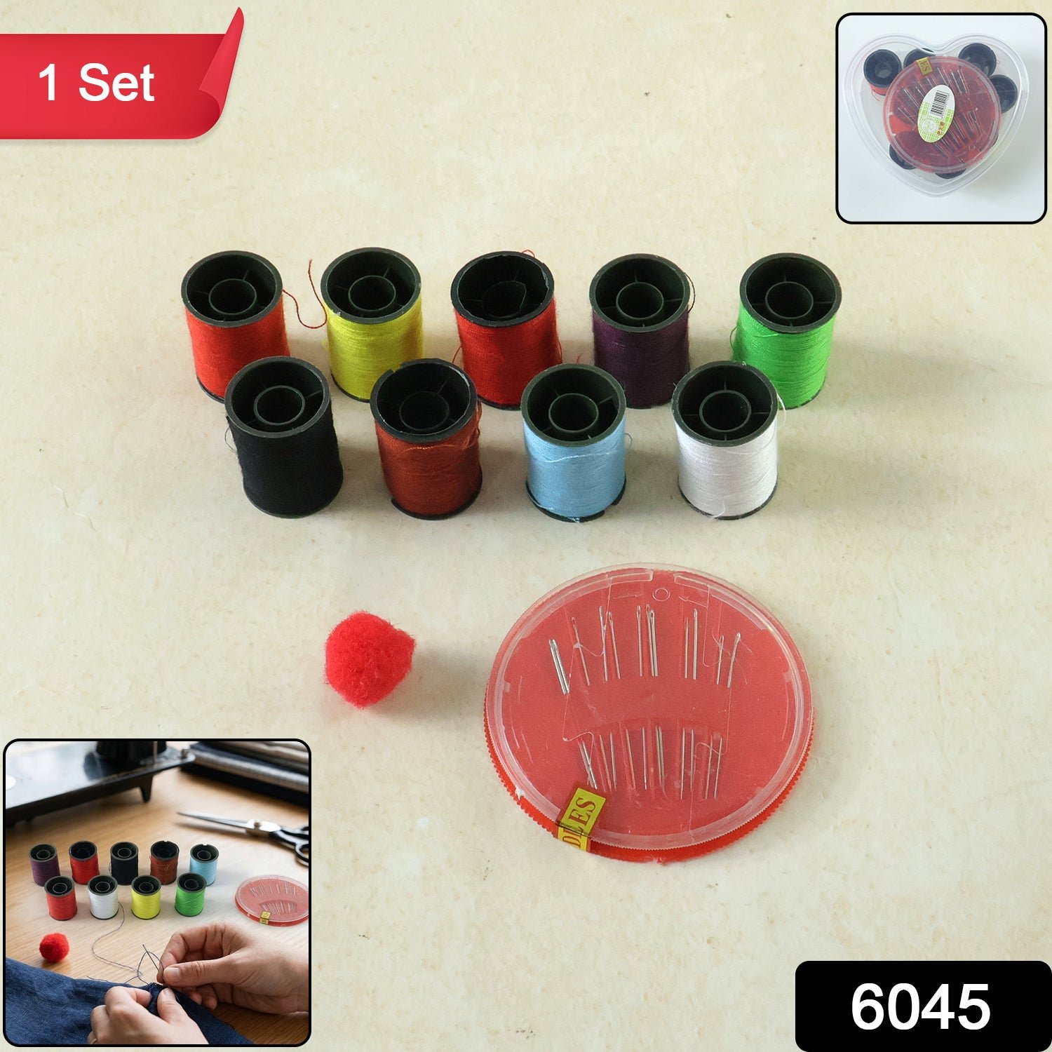 Portable Sewing Kit – Compact & Ideal for Quick Repairs - Image 2