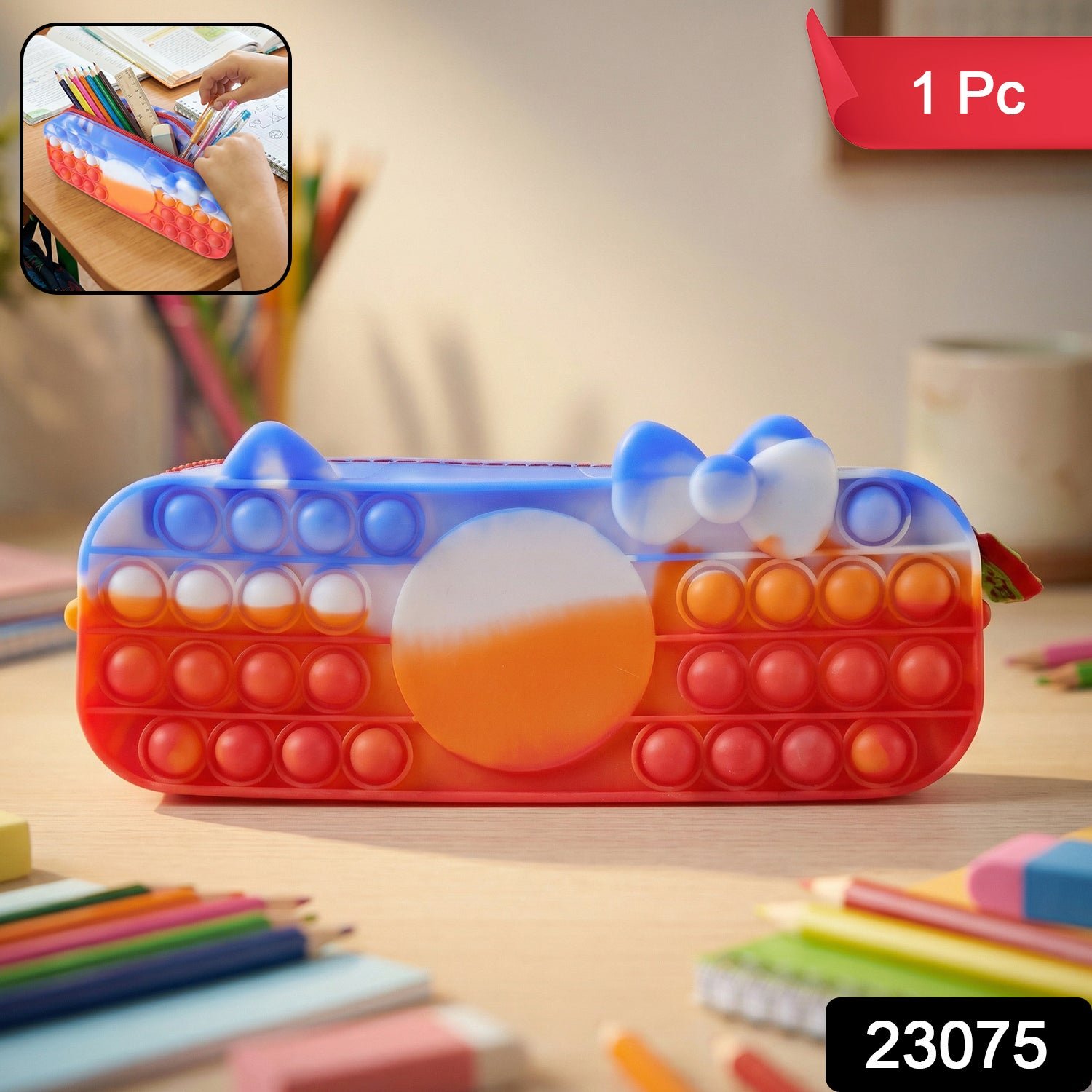 Pop It Pencil Pouch – Stress-Relief Fidget Storage for Kids - Image 2