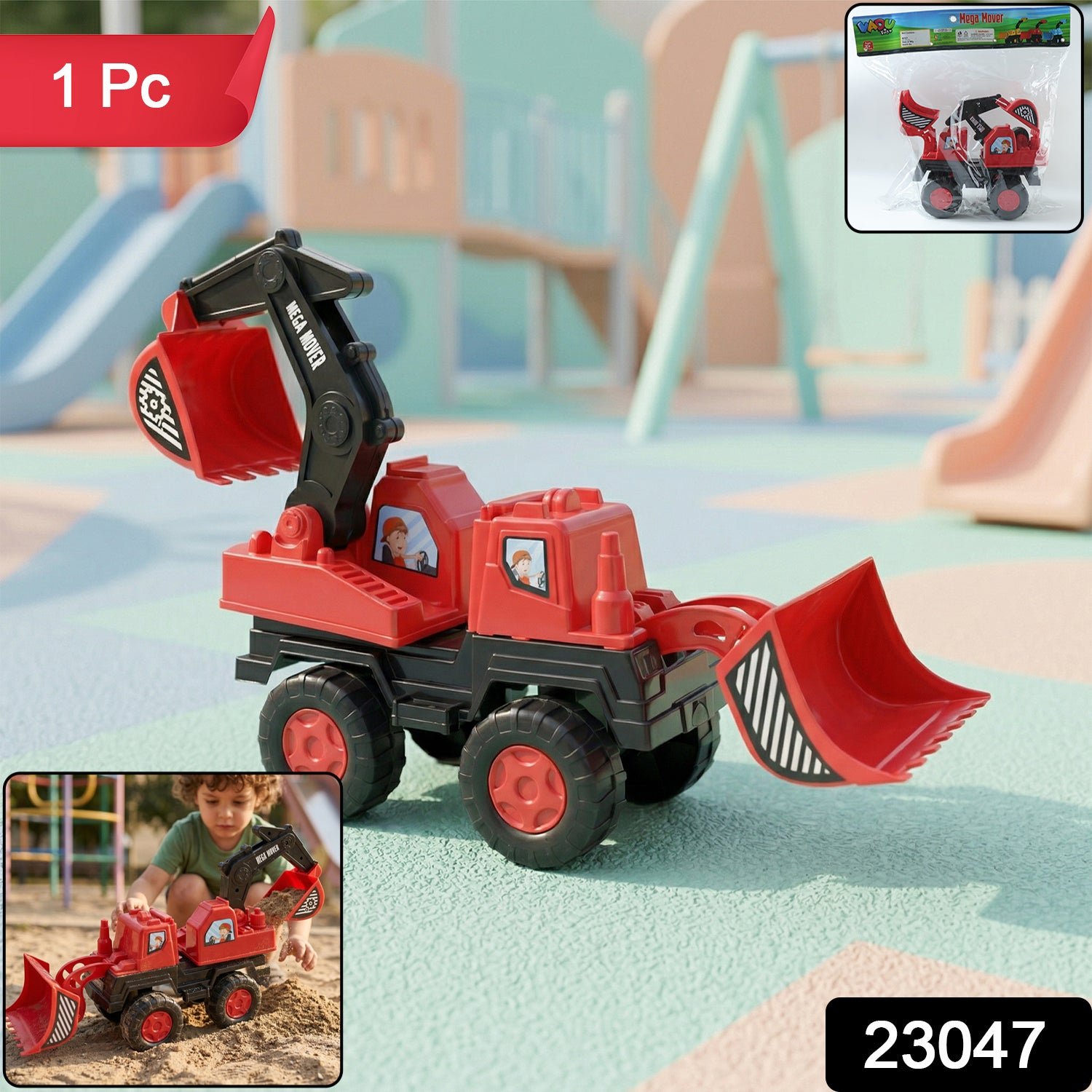 Construction Excavator Toy Truck – Realistic Design & Heavy-Duty Build - Image 2