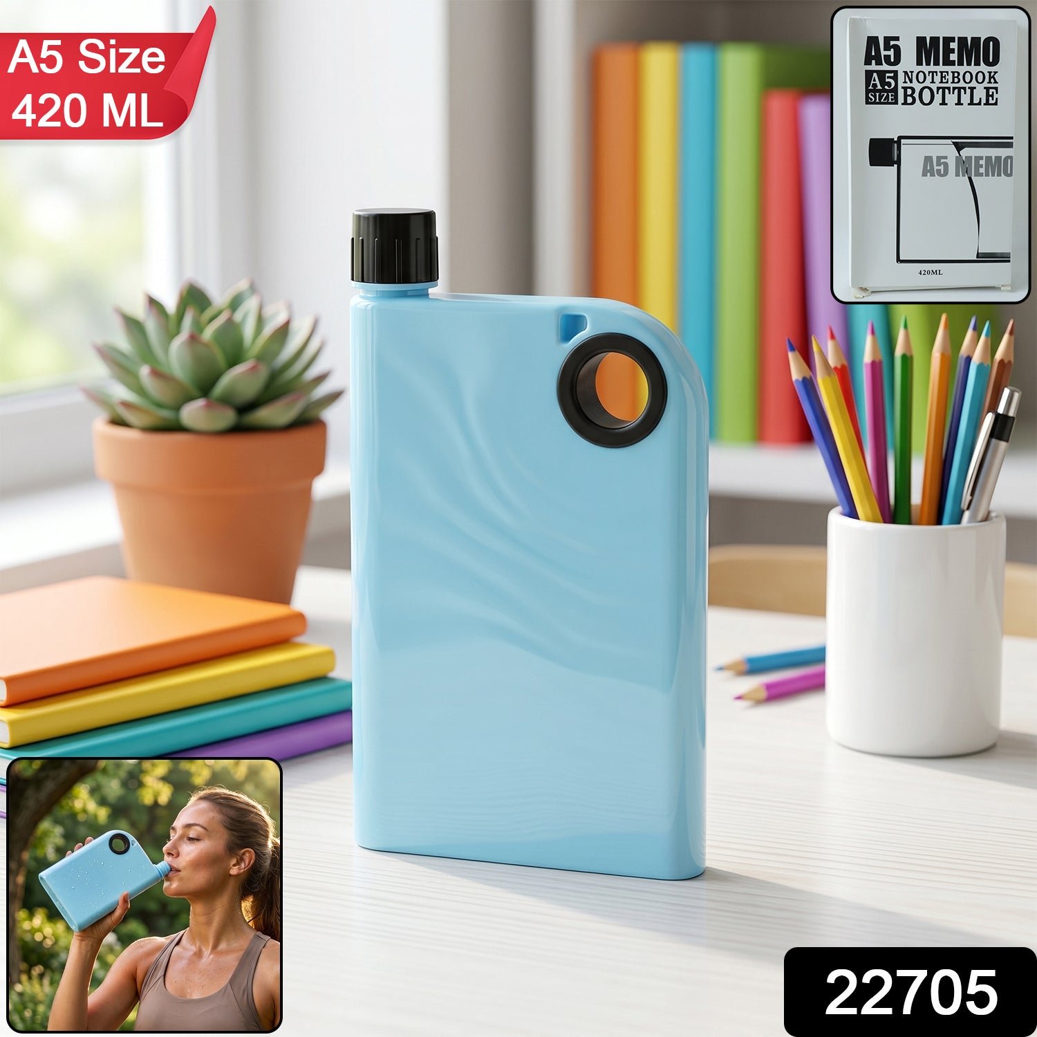 Water Bottle – Slim, Portable & Leak-Resistant for Daily Use - Image 2