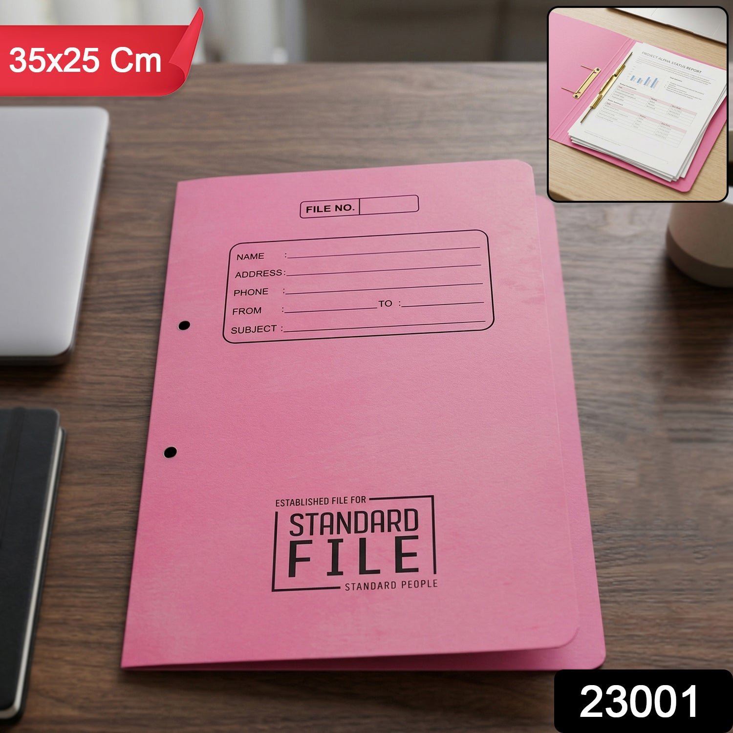 Premium Spring File Folder – Heavy Duty A4 Document Organizer - Image 2