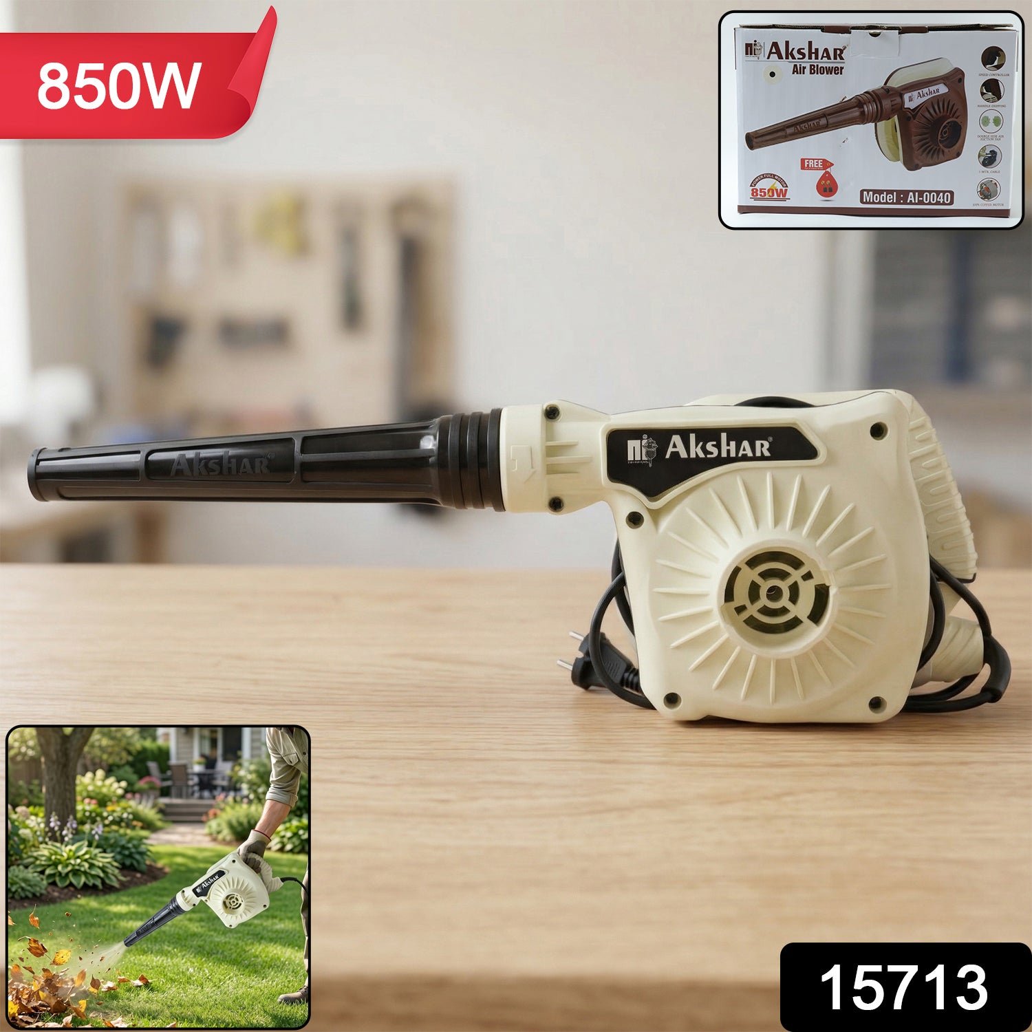 Electric Air Blower – Powerful Dust and Leaf Cleaning Tool - Image 2