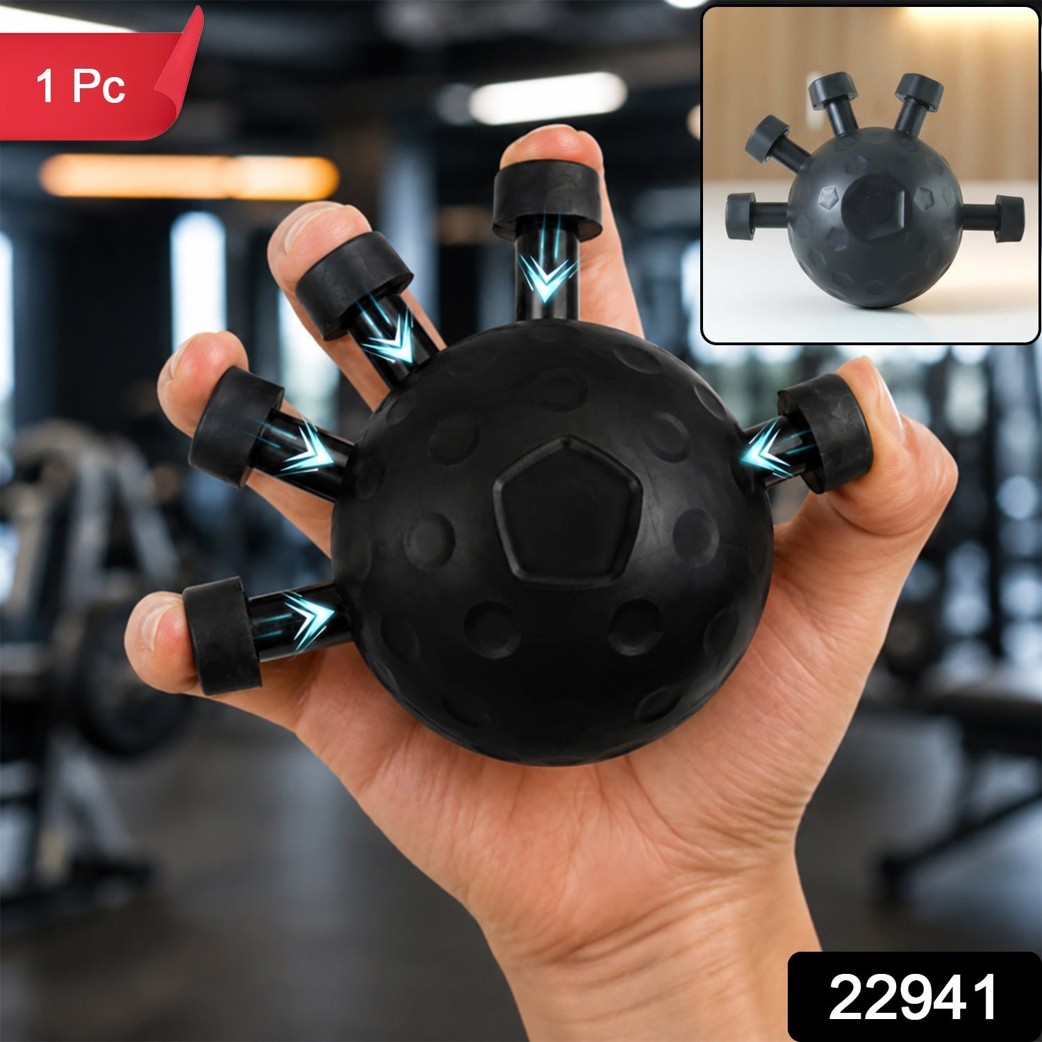 Eagle Claw Finger Gripper, Hand Grip Strength and Wrist Exerciser Ball (1 Pc) - Image 2