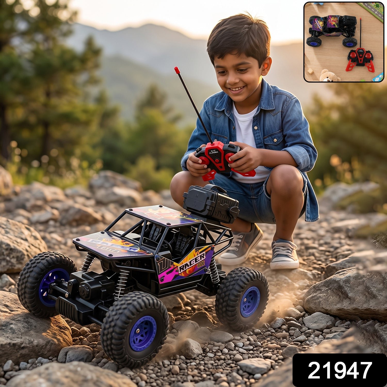Remote Control Rock Crawler – Off-Road Adventure Toy for Kids - Image 2