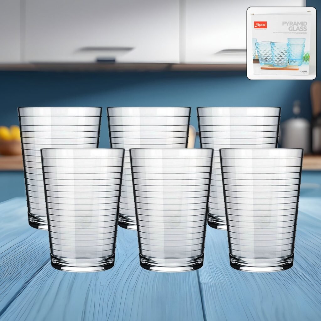 Plastic Ringo Glass – Durable 300ml Crystal-Clear Tumbler