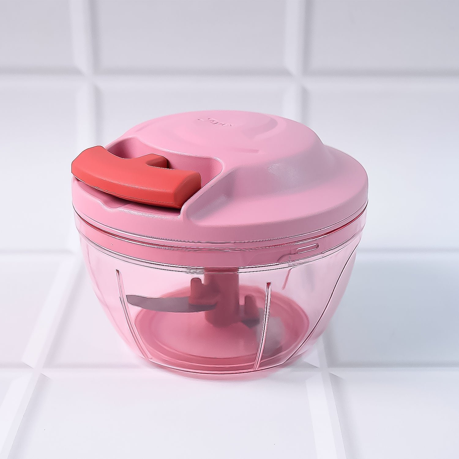 Hand-Pull Vegetable Chopper – 500ml Manual Food Processor - Image 3
