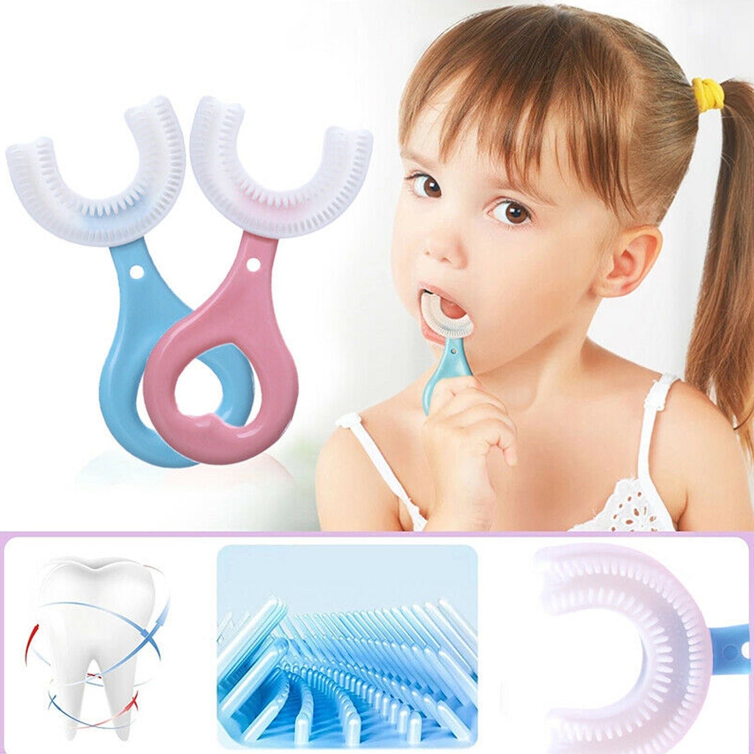 Kids Toothbrush – Soft Bristles & Easy Grip | Mini Bubbles - Image 4