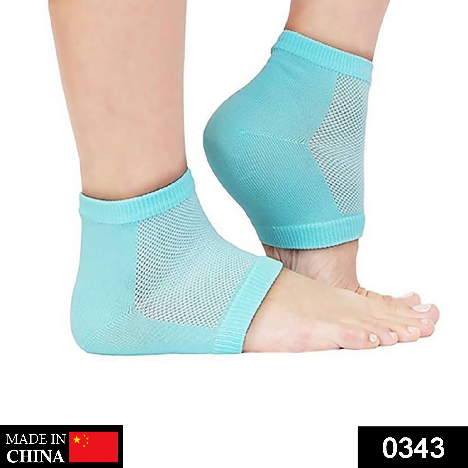 Silicone Gel Heel Socks – Pain Relief & Moisturizing | FitFuzion - Image 3