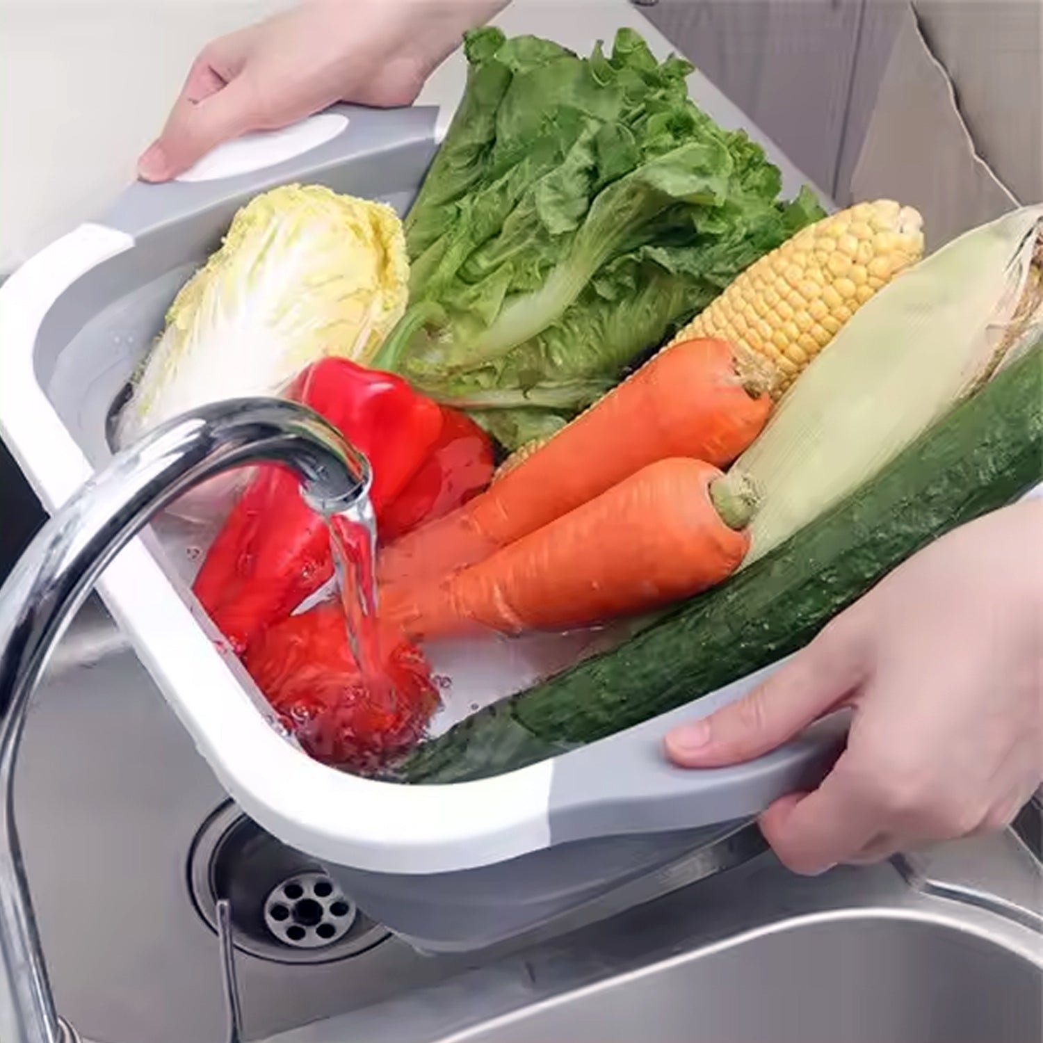 Collapsible Cutting Board – Multi-functional Kitchen Tool | Cisora - Image 3