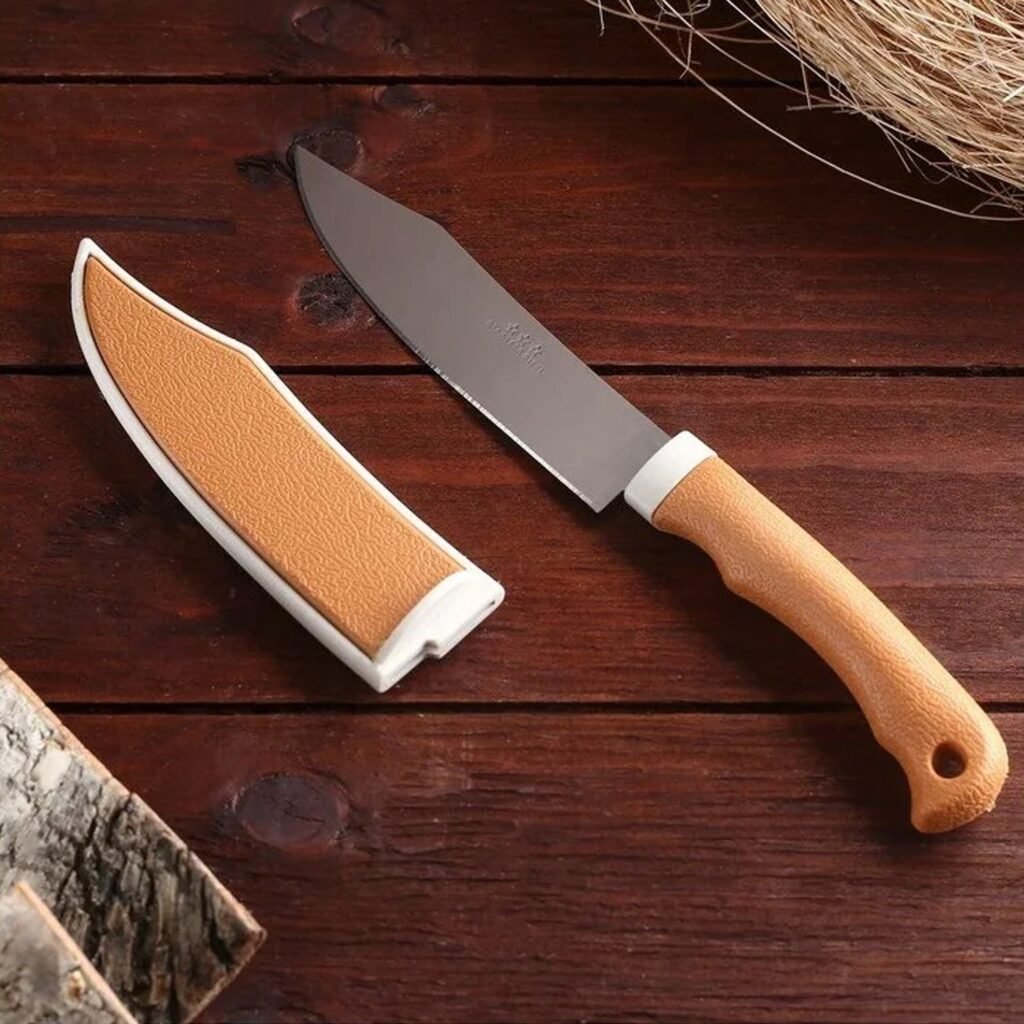 Ceramic Kitchen Knife – Sharp Zirconium Blade & Cover | Quickslice