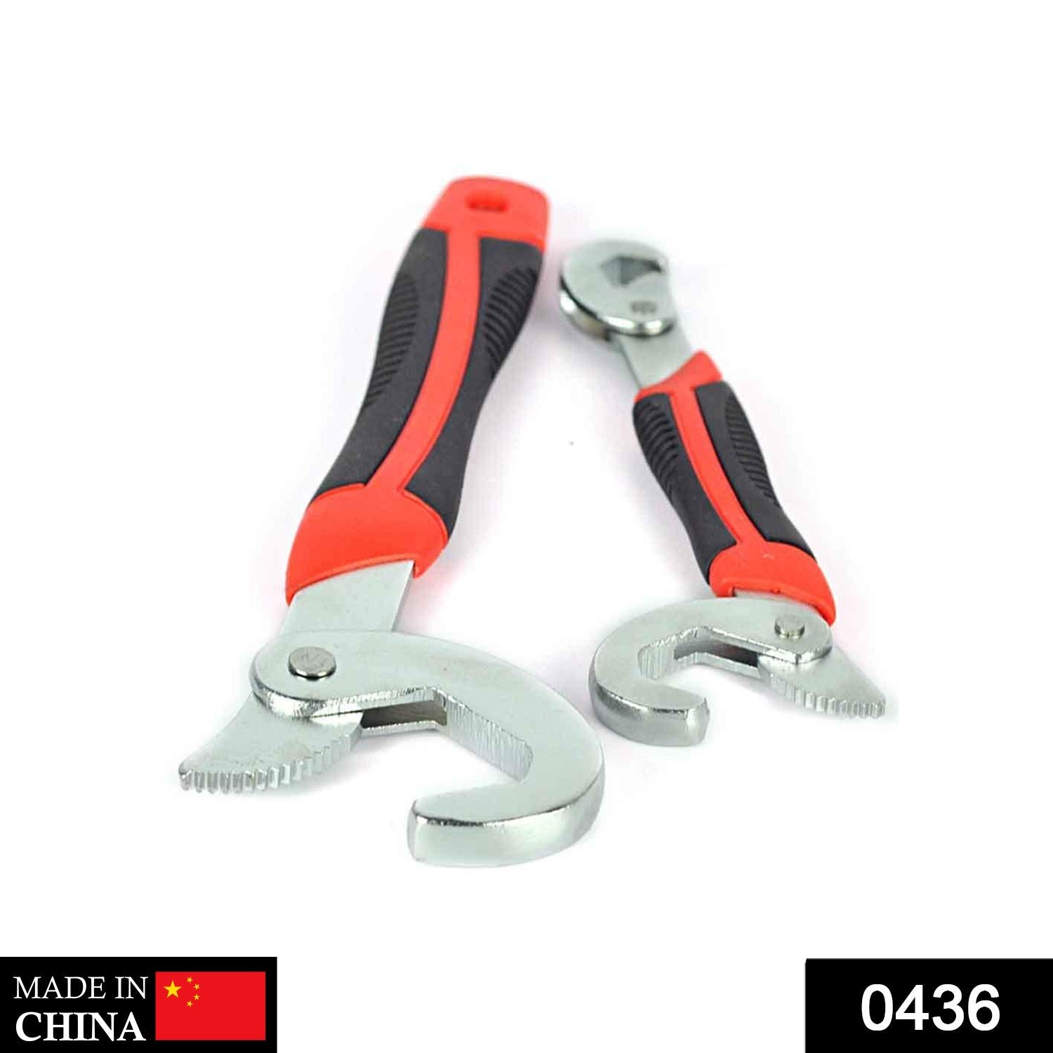Adjustable Wrench Set – Universal Snap Grip 2-Pc | BoltForce - Image 2