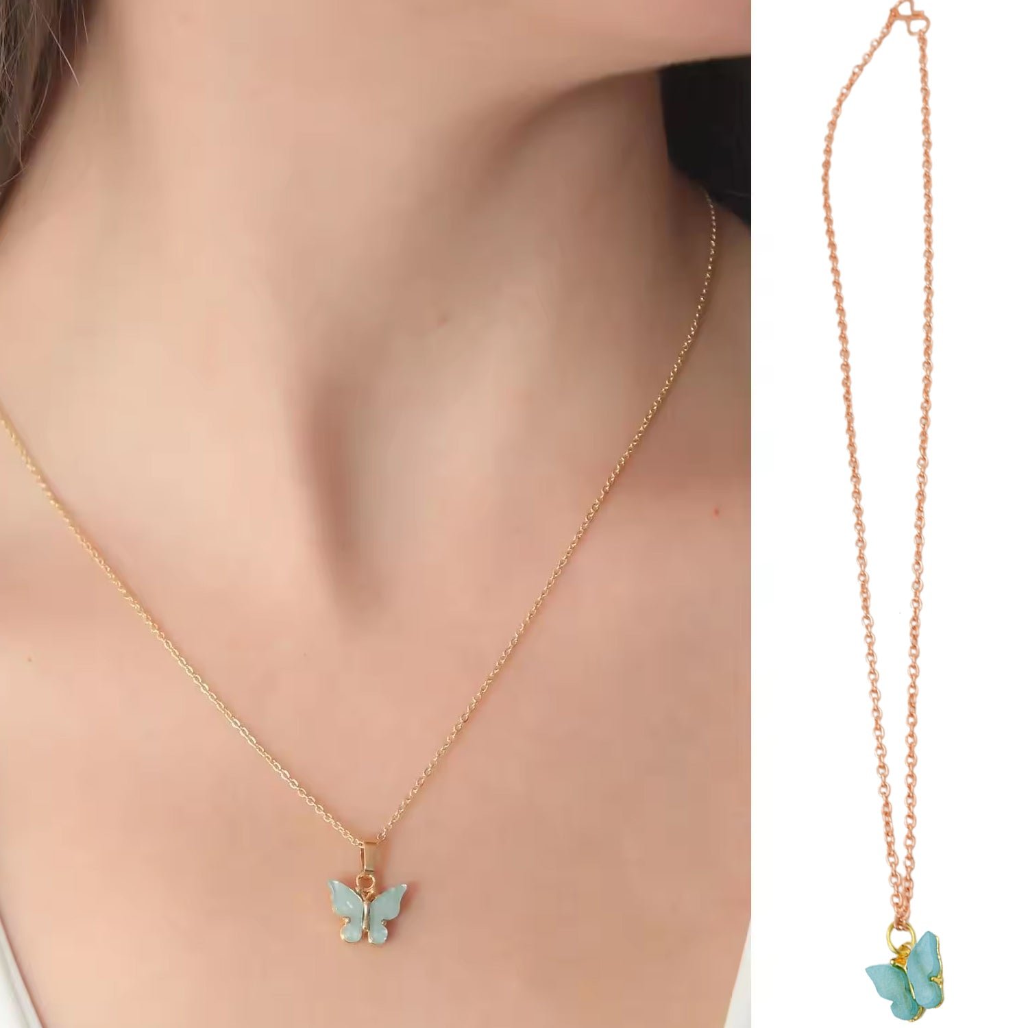 Charm Chain Necklace – Mixed Design | Indo Glow Jewellery - Image 6
