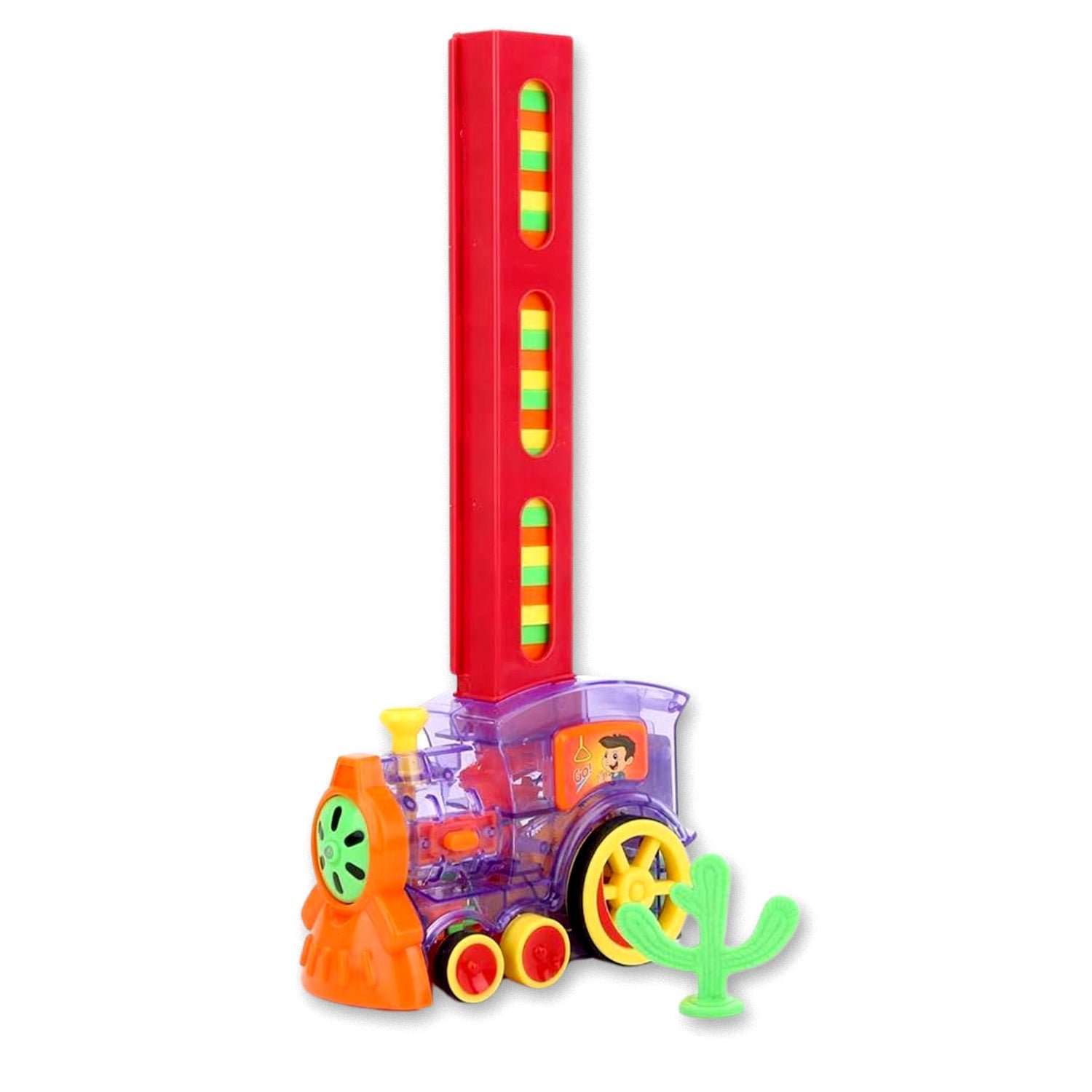 Domino Train Set – 40-Piece Automatic Block Laying Toy | Little Blocks - Image 6