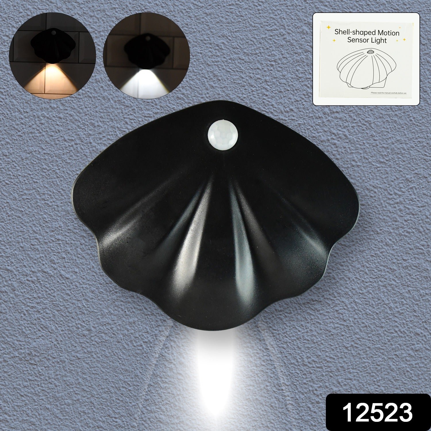 Motion Sensor Night Light – Shell-Shaped Soft Glow LED - Image 2