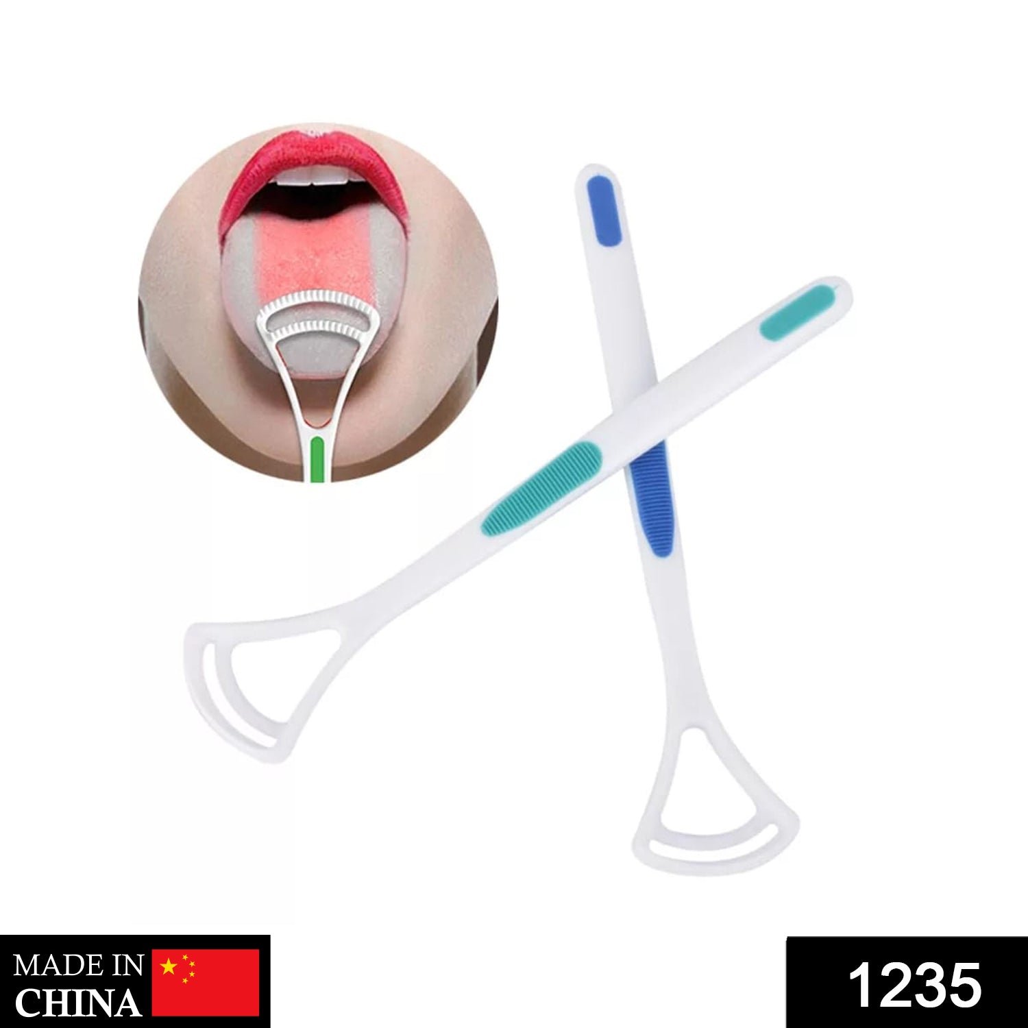 Tongue Cleaner Brush – Silica Handle, Bad Breath Removal (2-Pc) | MintGuard - Image 2