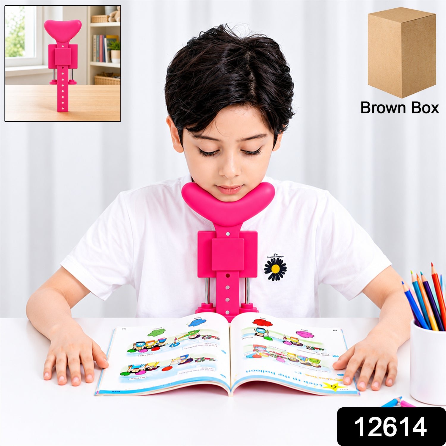 Kids Posture Corrector – Adjustable Support for Reading & Writing | CookAura - Image 2