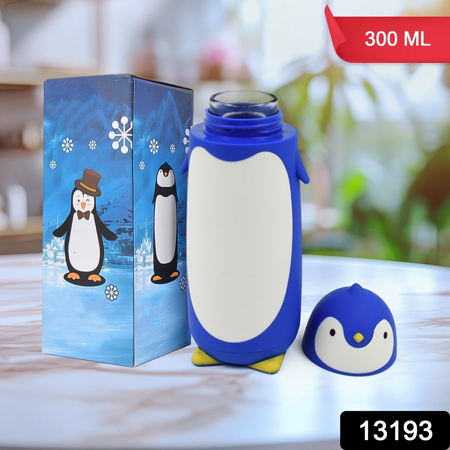 Penguin Water Bottle – Cute Insulated Travel Mug 280ml - Image 2