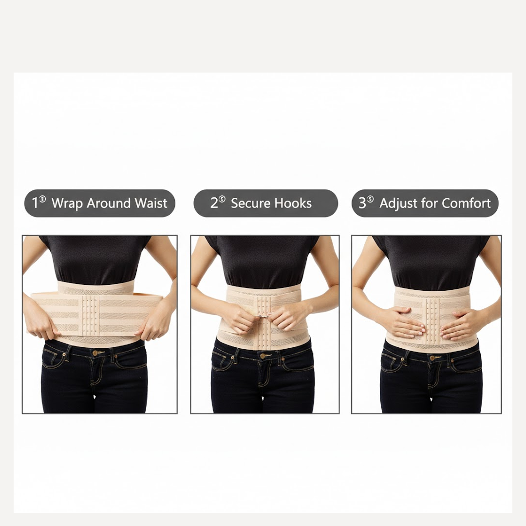 Waist Trimmer Belt for Women – Body Shaper & Cincher | VelvaBloom - Image 2