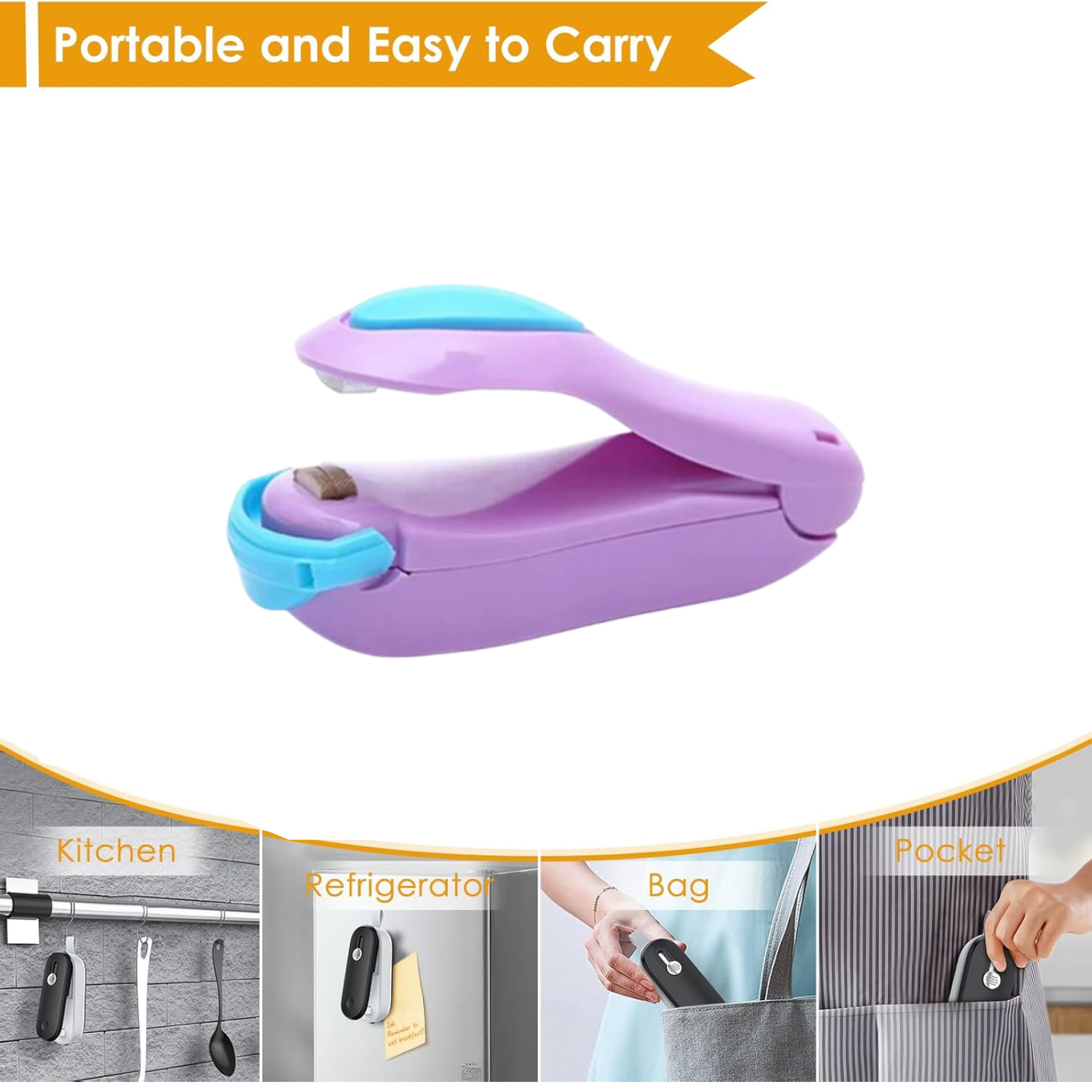 Mini Heat Sealer – Portable Food Bag Sealing Machine | XcelCraft - Image 3