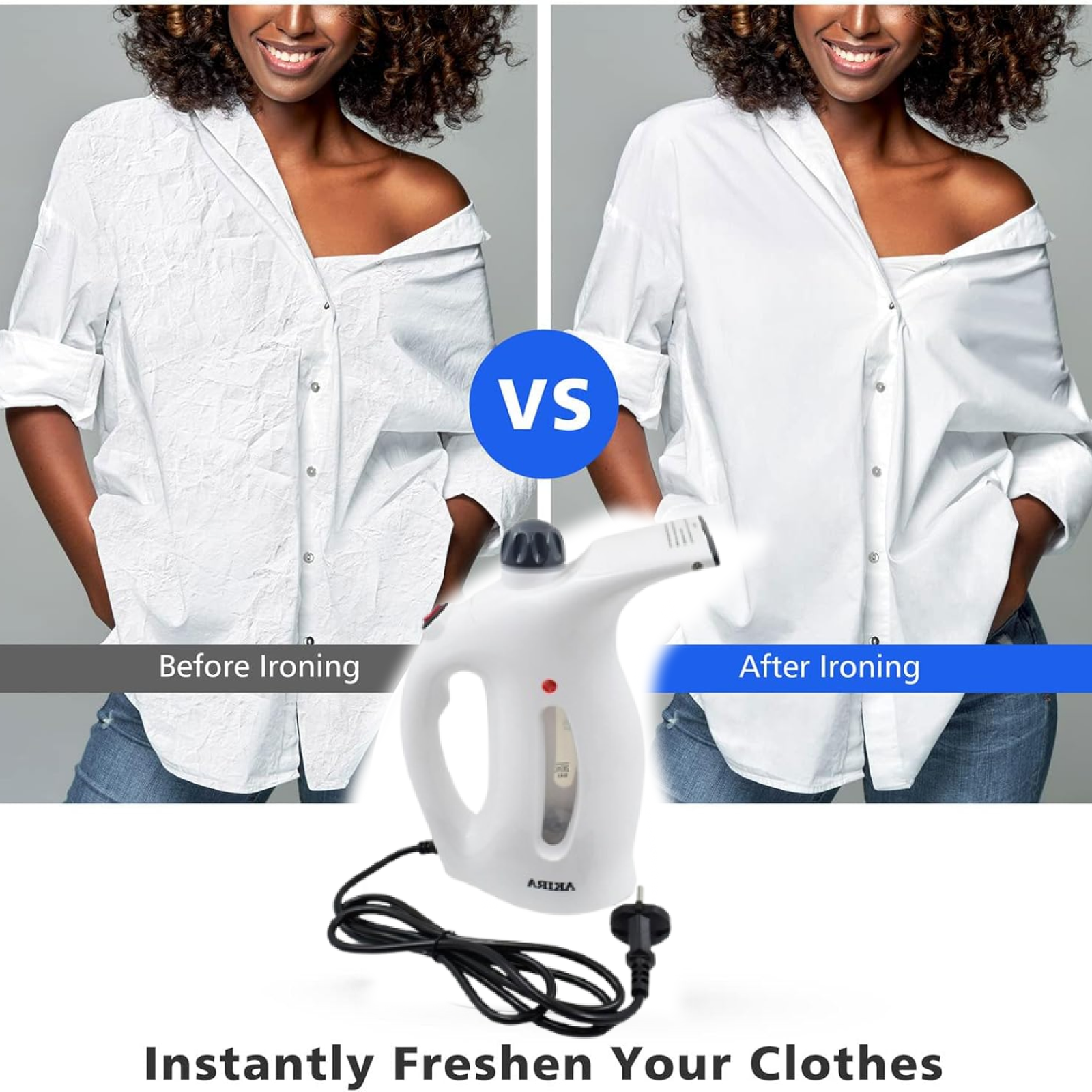 Handheld Garment Steamer – Portable Fabric & Facial Care - Image 3