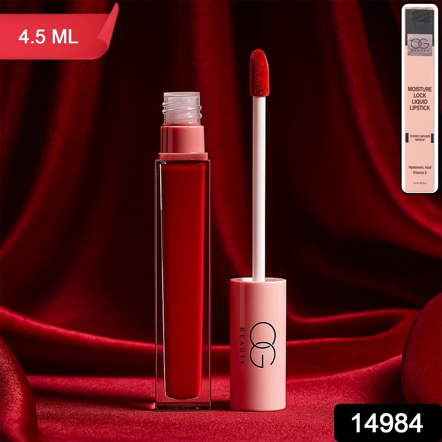 Red Rush Liquid Lipstick – Long-Lasting Moisture Lock Matte - Image 2