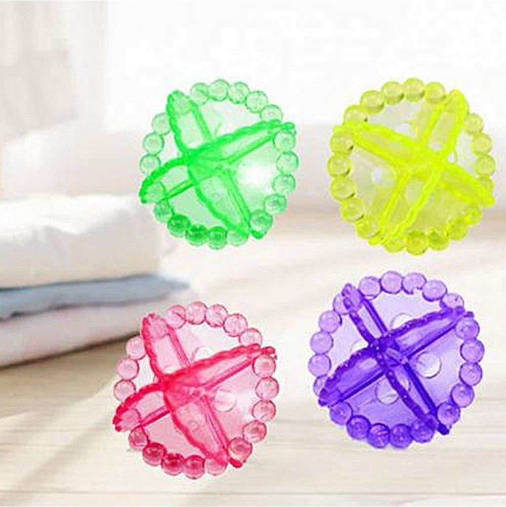 Detergent-Free Laundry Balls – 4 Pcs for Eco-Friendly Wash | Velvet Wipe - Image 3