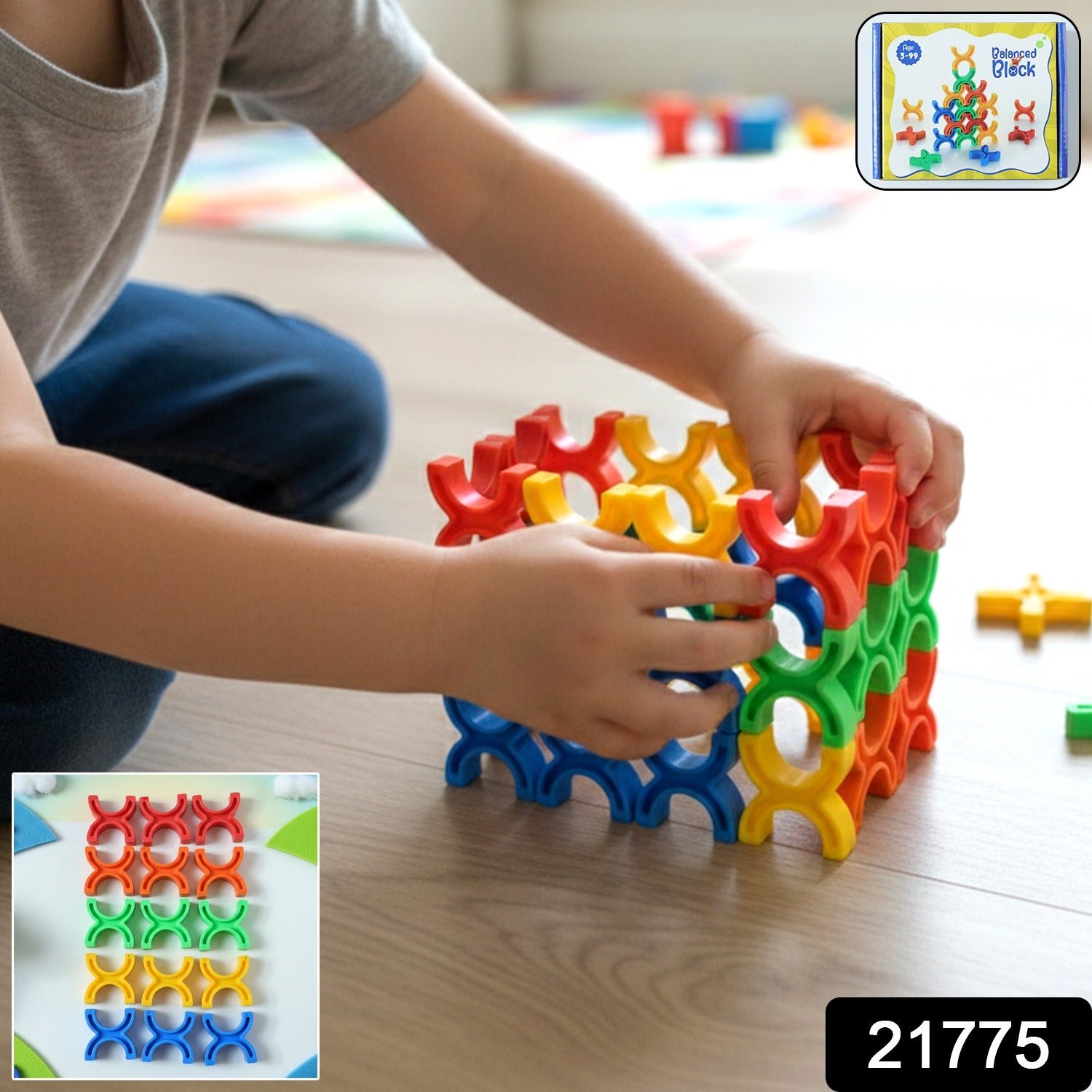 Balanced Blocks Stacking Toy – Boosts Creativity & Motor Skills - Image 2