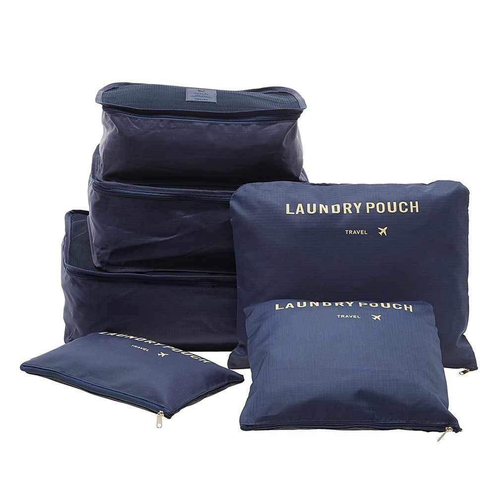 Cloth Organizer Pouch – 6 Pcs Travel Laundry Bags | - Image 3