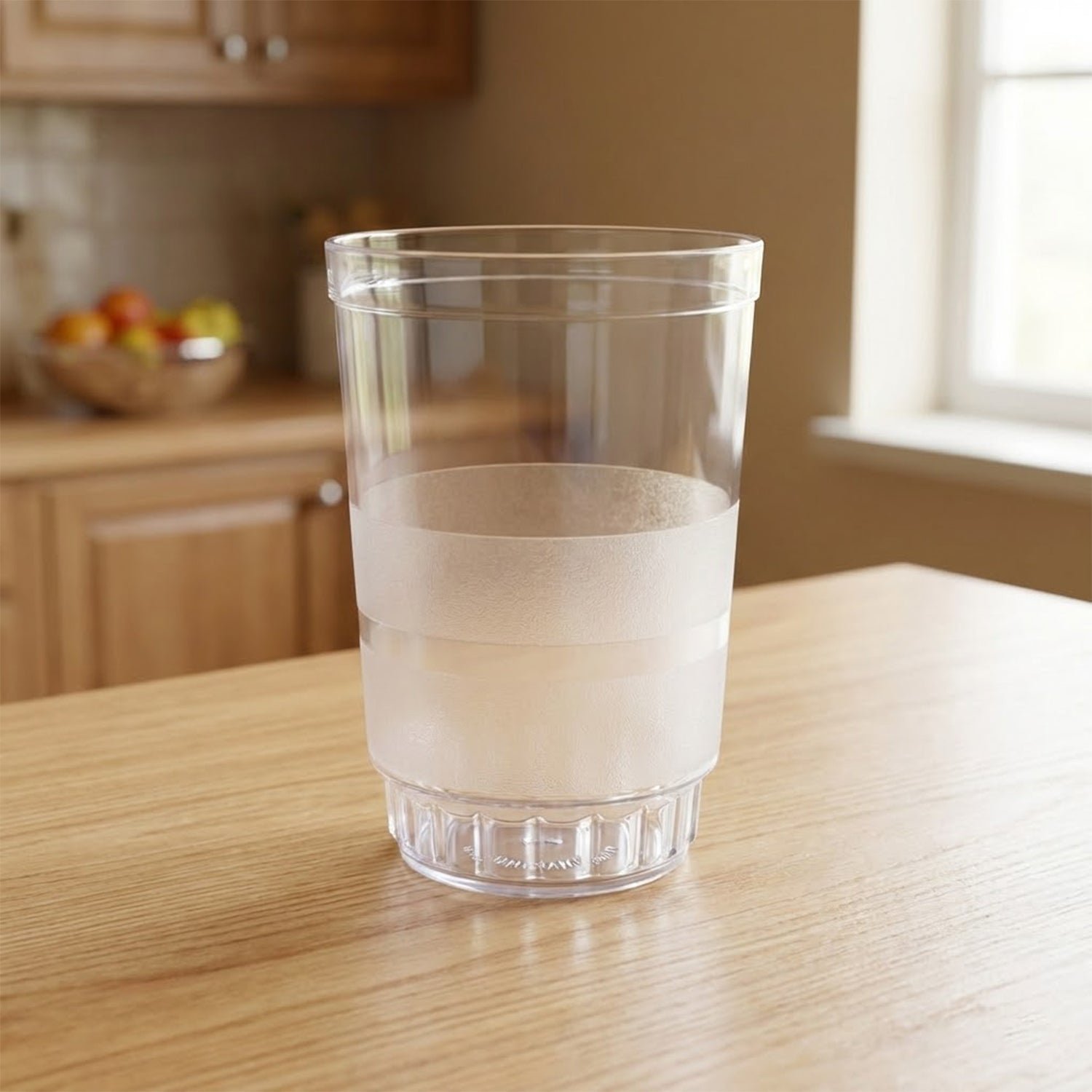 Janta Drinking Glass Set – 6 Pc with Frosted Grip, 300ml Each - Image 3