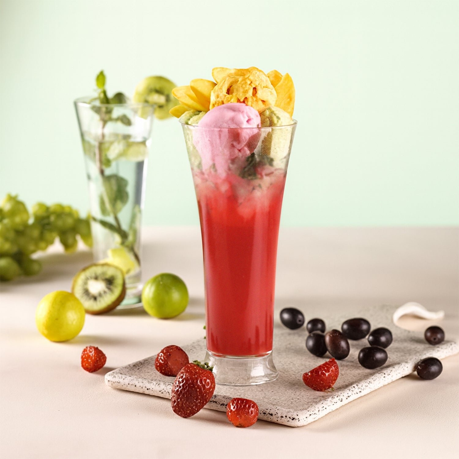 Matt Finish Plastic Glass Set – Durable 300ML 6-Piece Set - Image 3