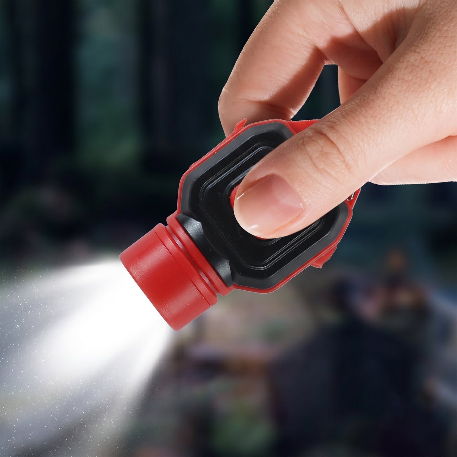 5 Mode Mini COB LED Keychain Flashlight with Carabiner Clip (1 Pc) - Image 3