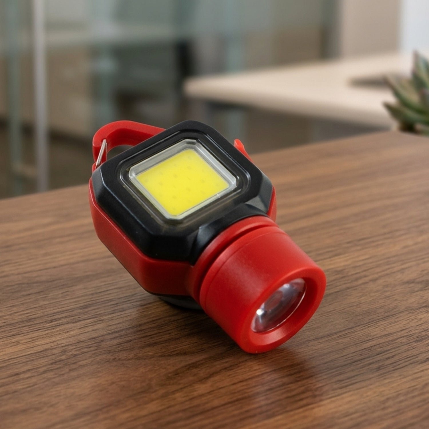 5 Mode Mini COB LED Keychain Flashlight with Carabiner Clip (1 Pc) - Image 5